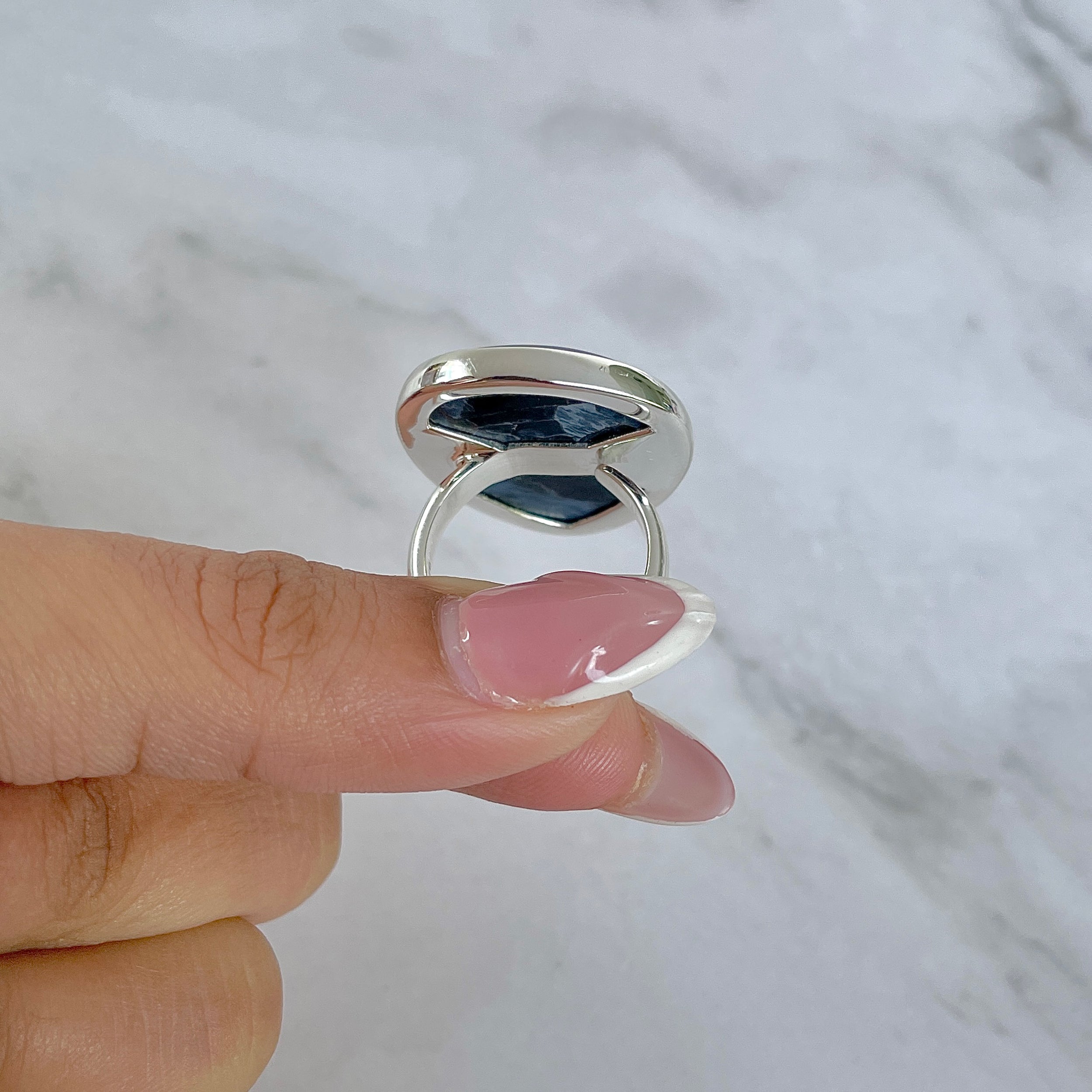 Pietersite Adjustable Ring-(PIT-R-413.)