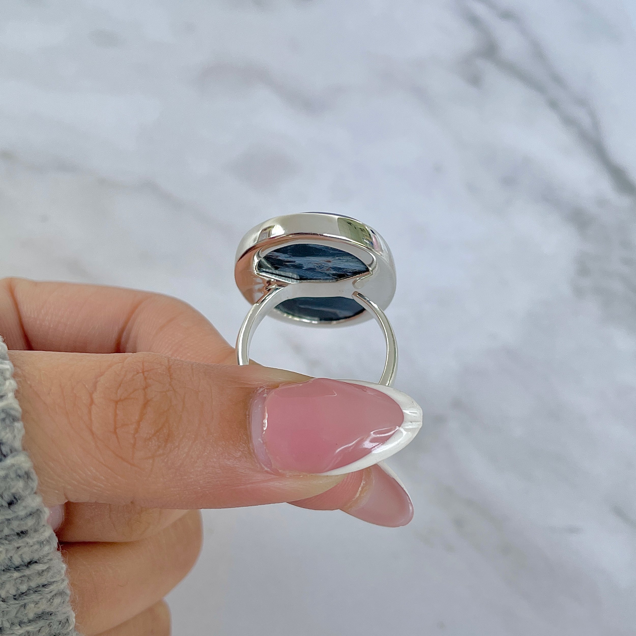 Pietersite Adjustable Ring-(PIT-R-419.)