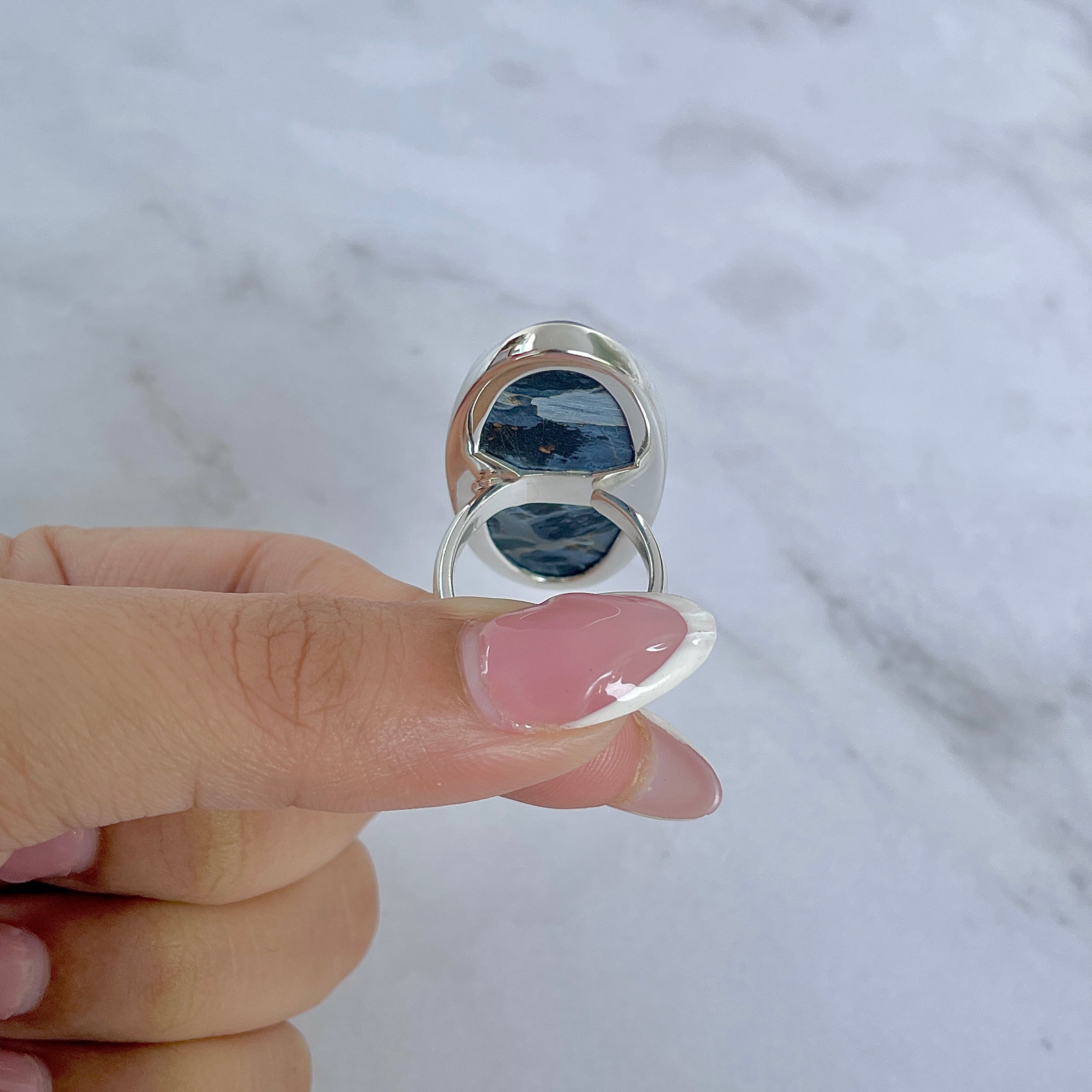 Pietersite Adjustable Ring-(PIT-R-429.)