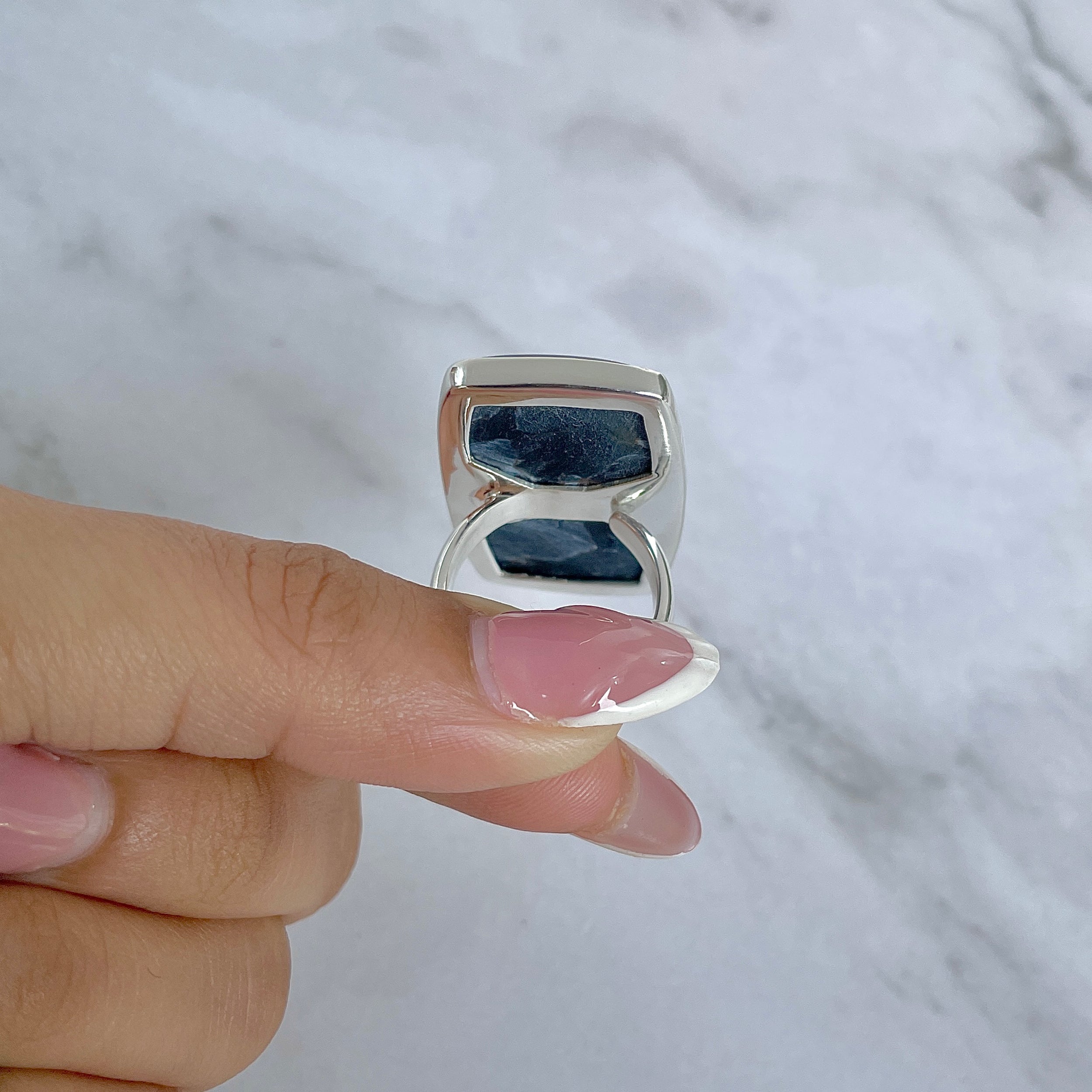 Pink R434 Pietersite Adjustable Ring-(PIT-R-434.) – Sagacia Jewelry