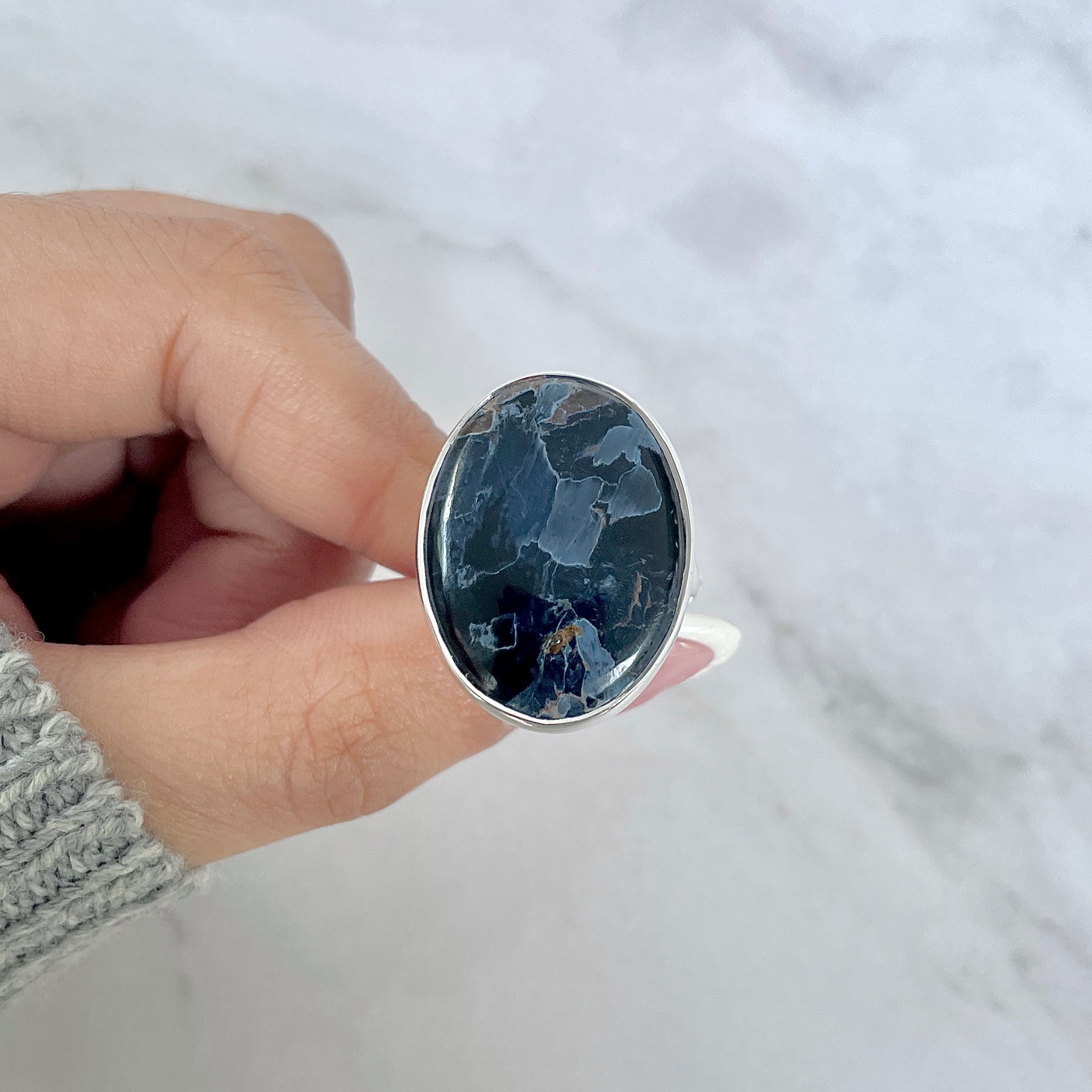 Pietersite Ring-(PIT-R-448.)