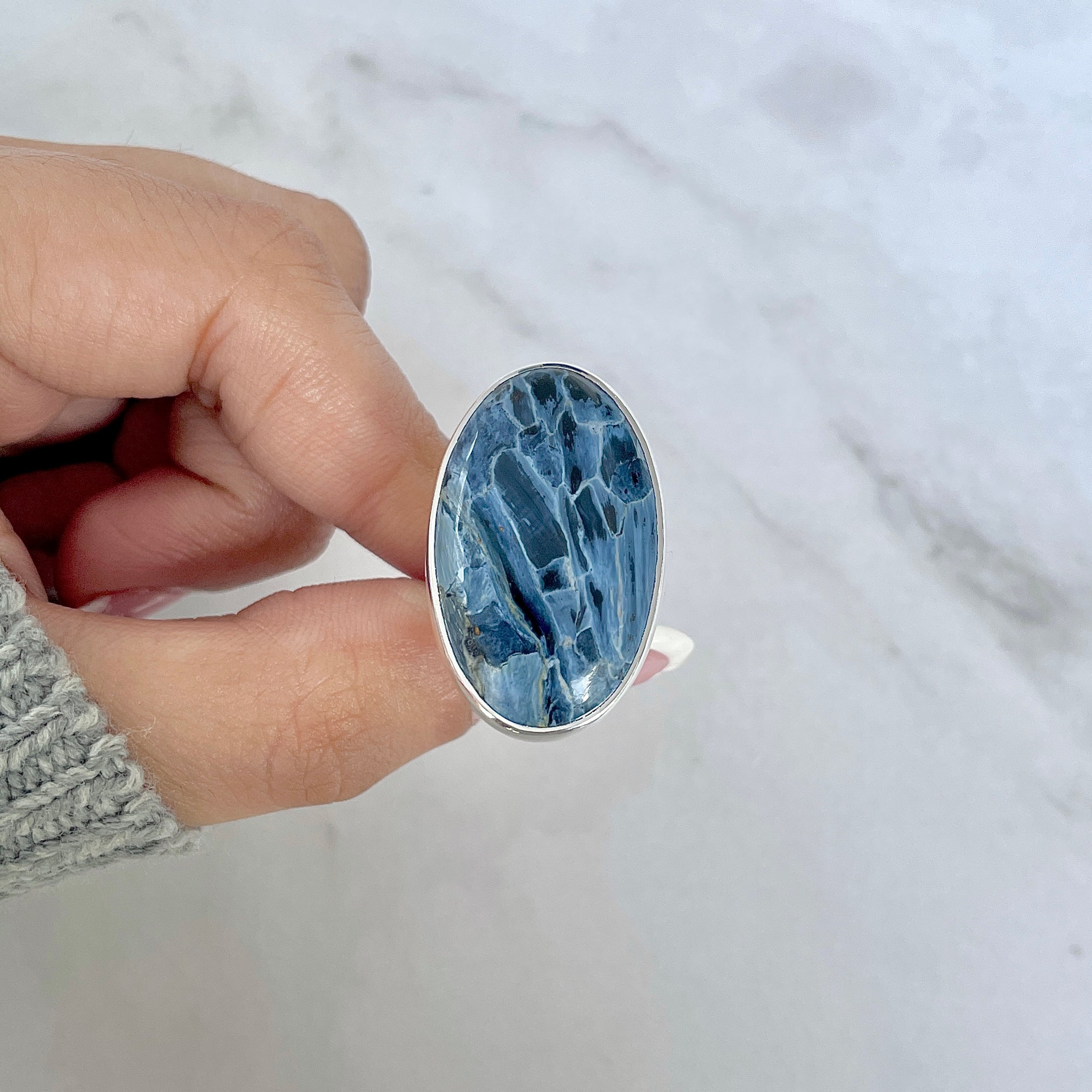 Pietersite Ring-(PIT-R-452.)