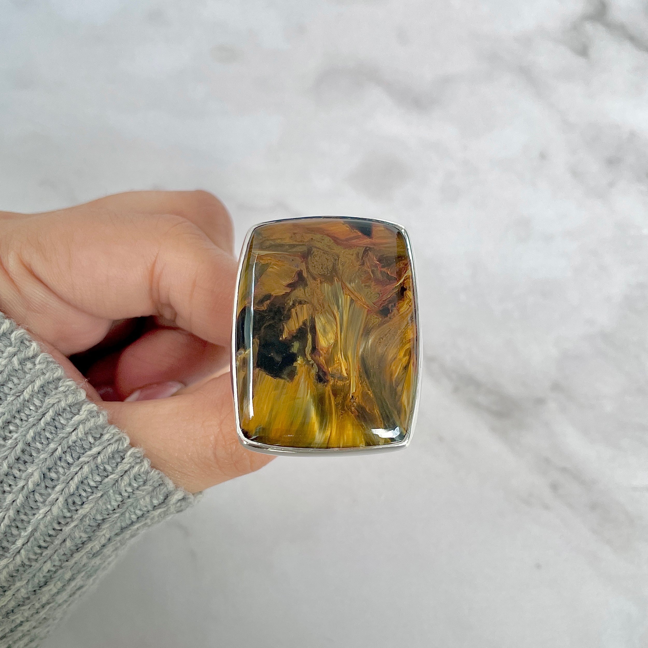 Pietersite Ring-(PIT-R-453.)