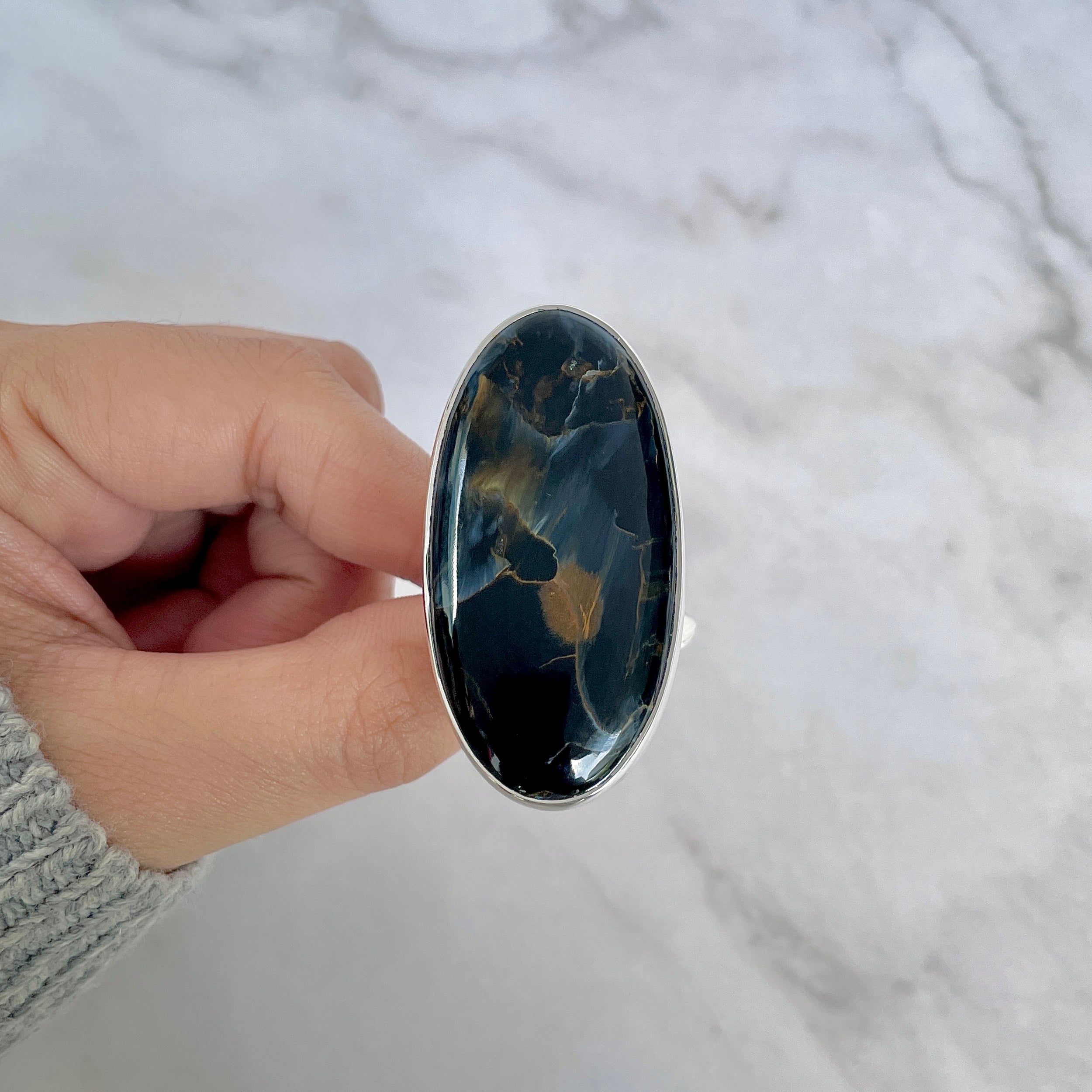 Pietersite Ring-(PIT-R-454.)