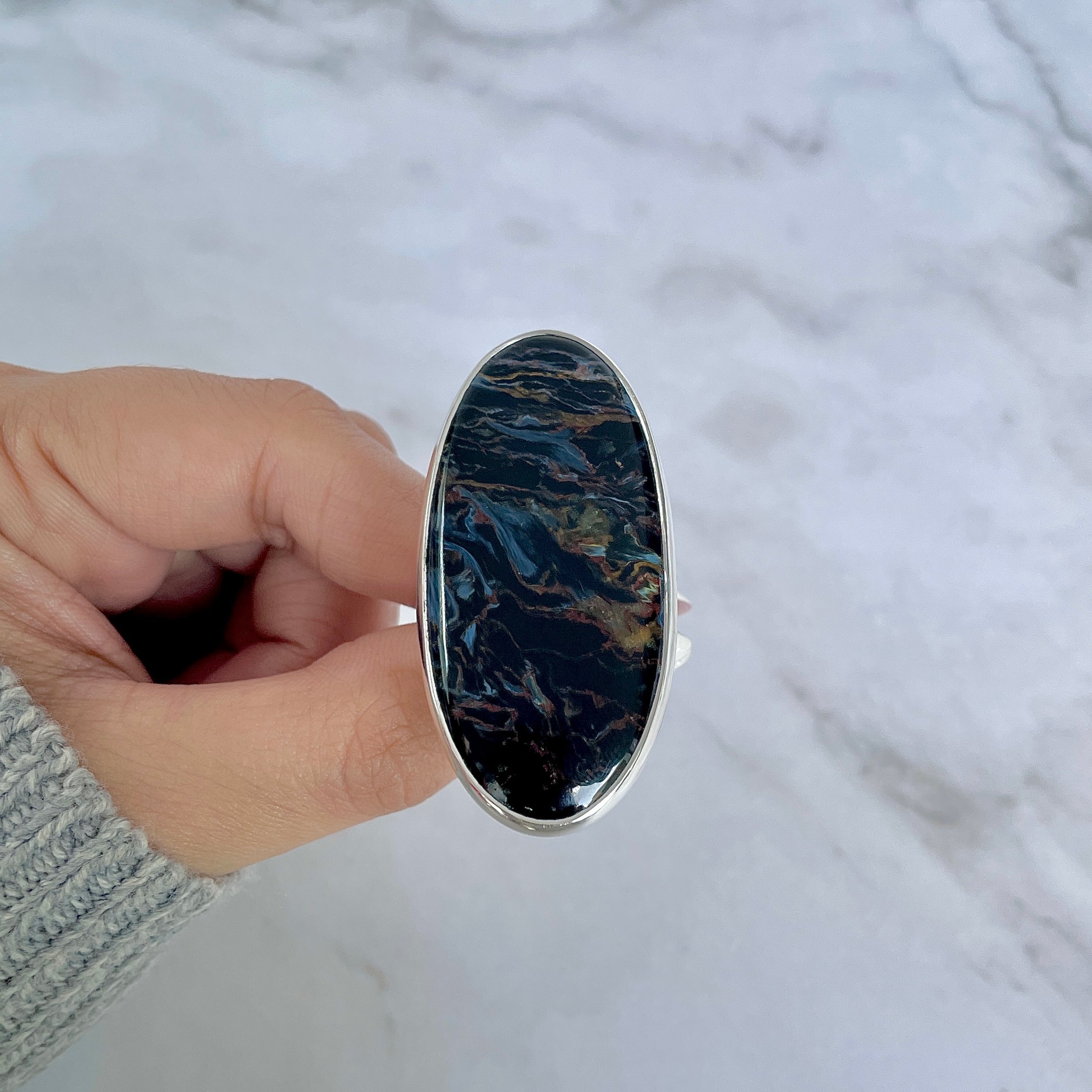 Pietersite Ring-(PIT-R-455.)