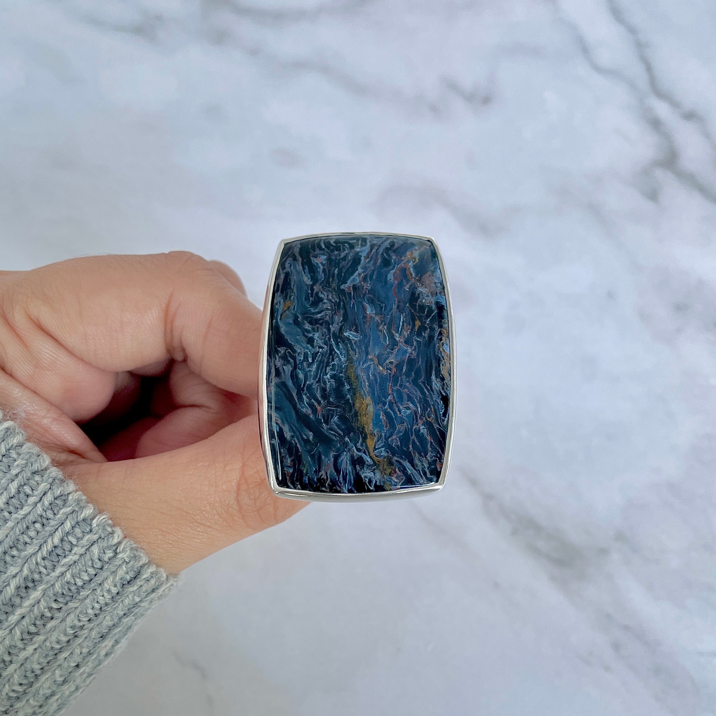 Pietersite Ring-(PIT-R-456.)