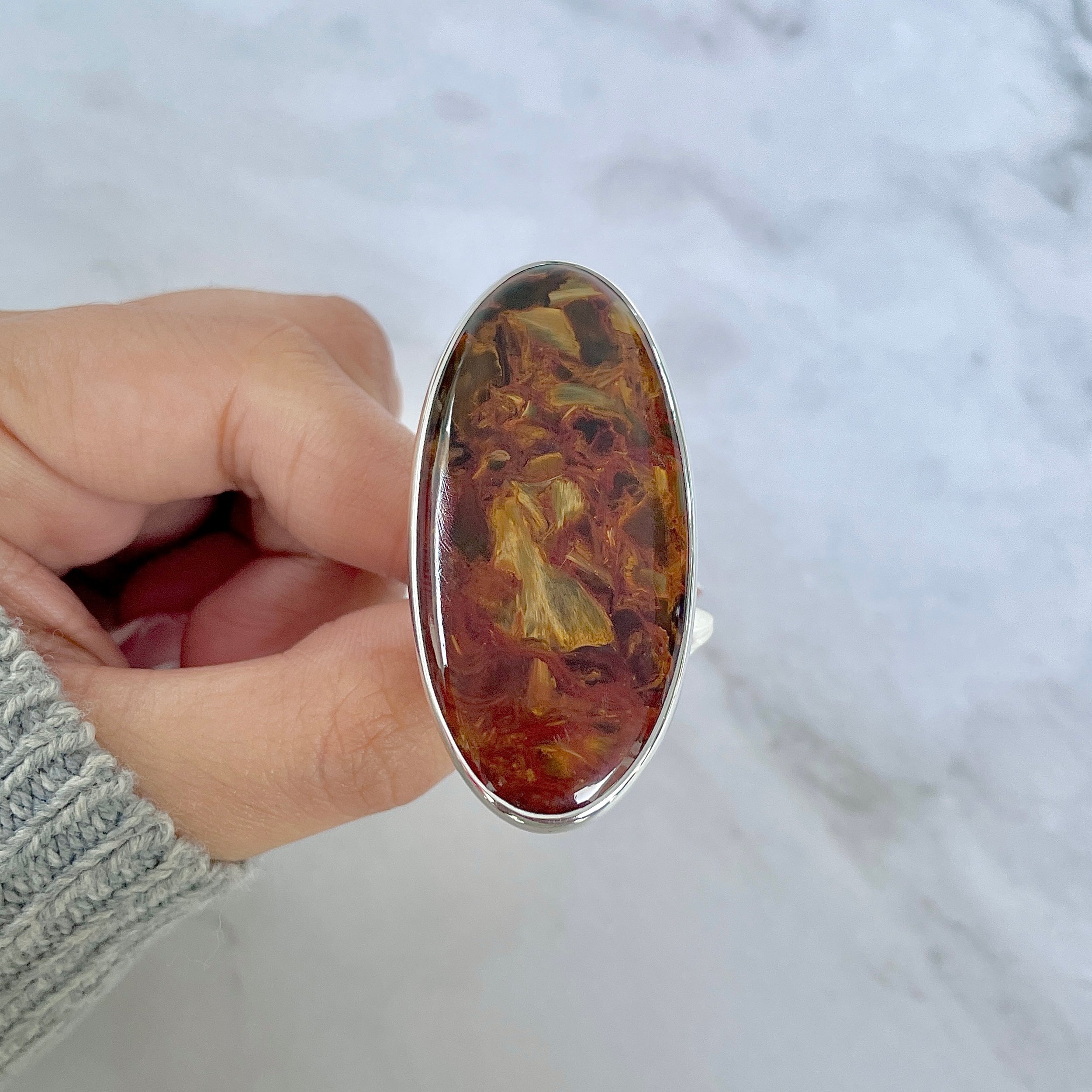 Pietersite Ring-(PIT-R-457.)