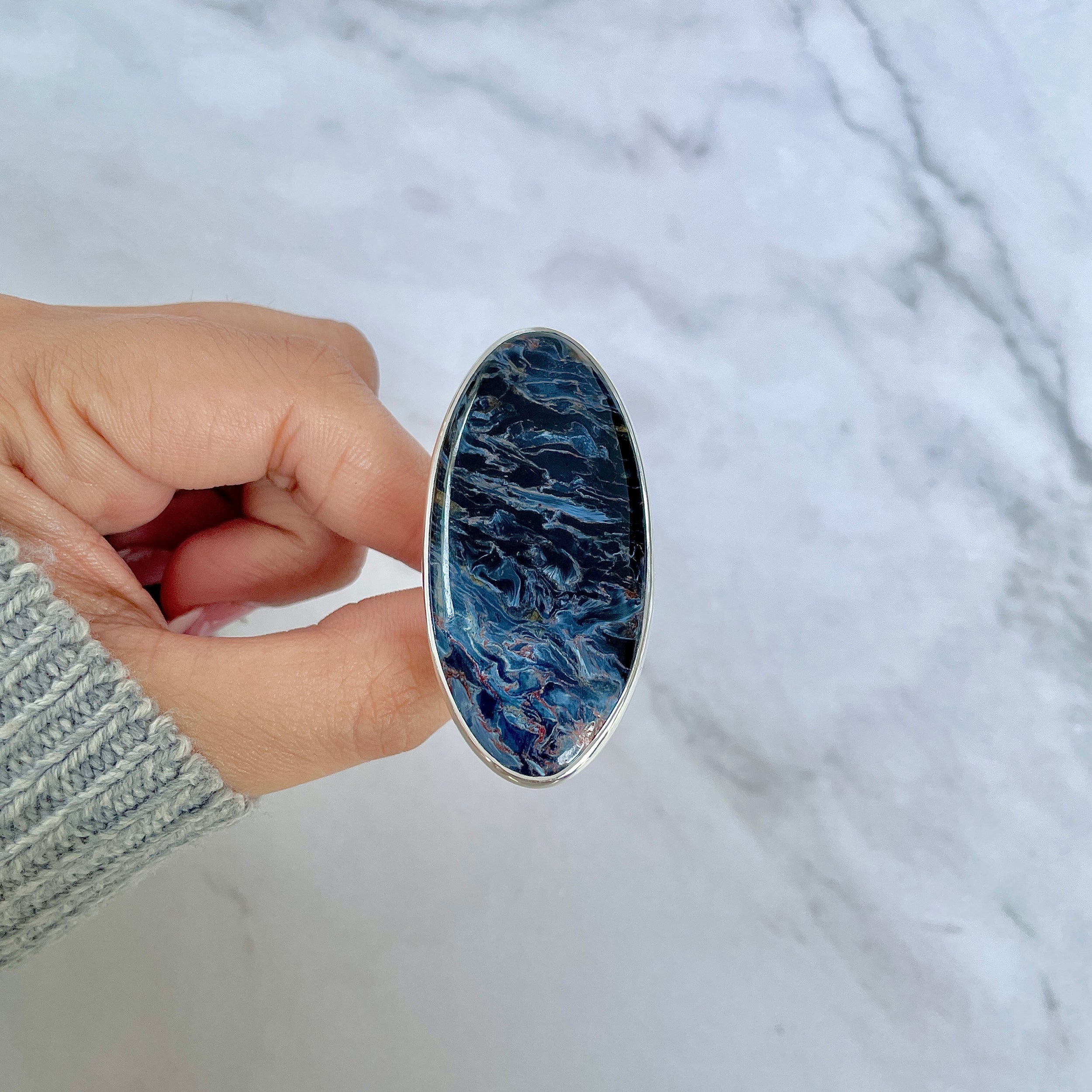 Pietersite Ring-(PIT-R-458.)