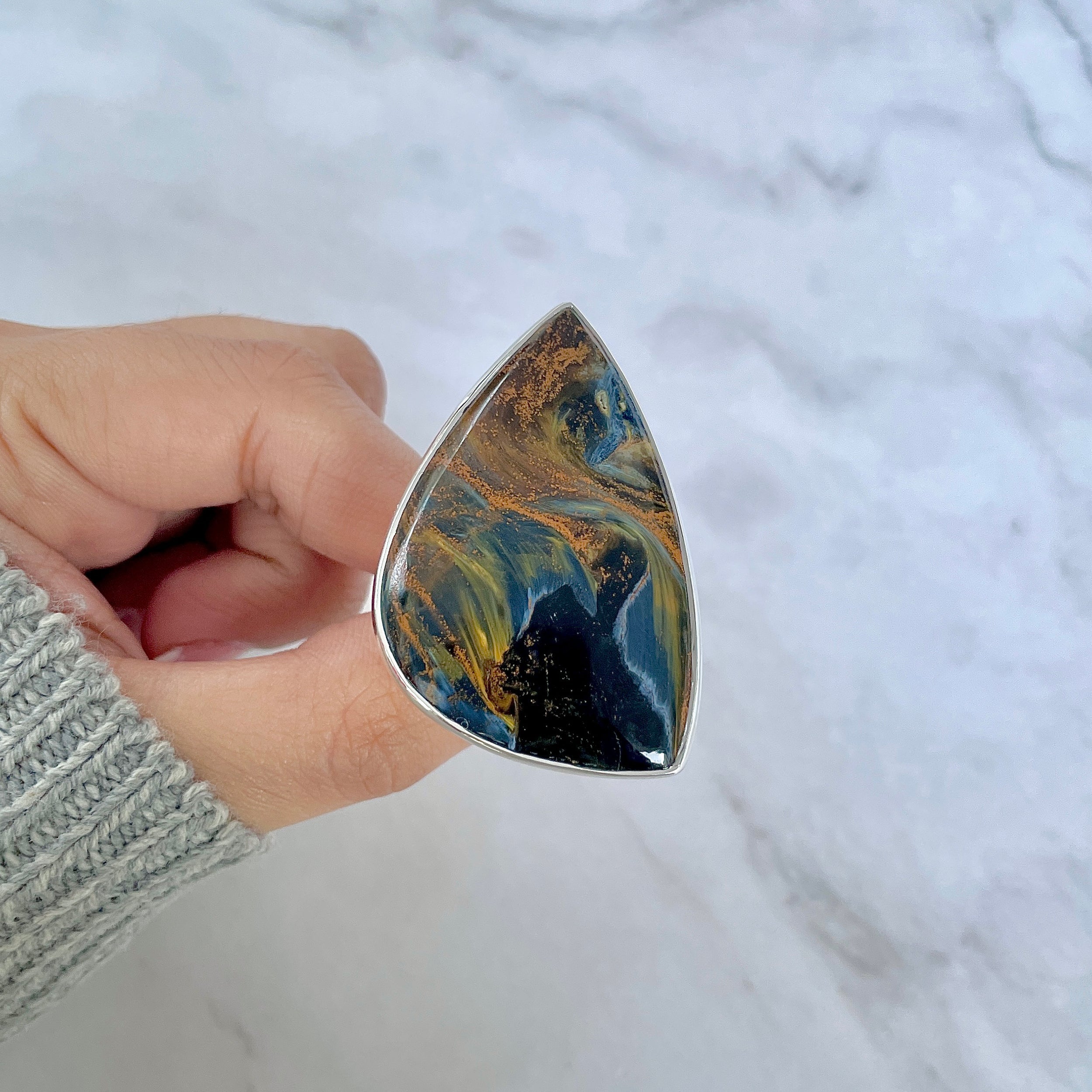 Pietersite Ring-(PIT-R-460.)