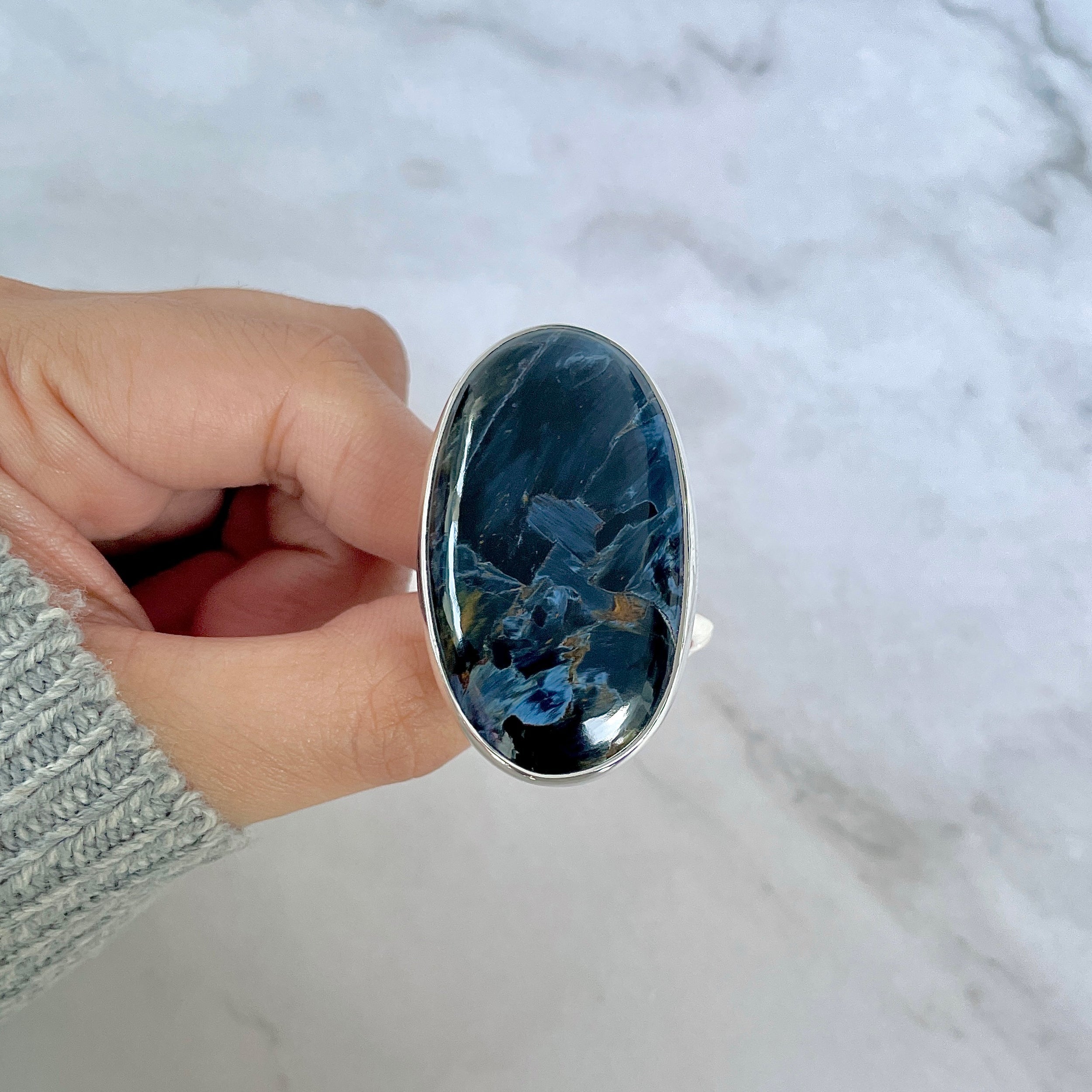 Pietersite Ring-(PIT-R-462.)