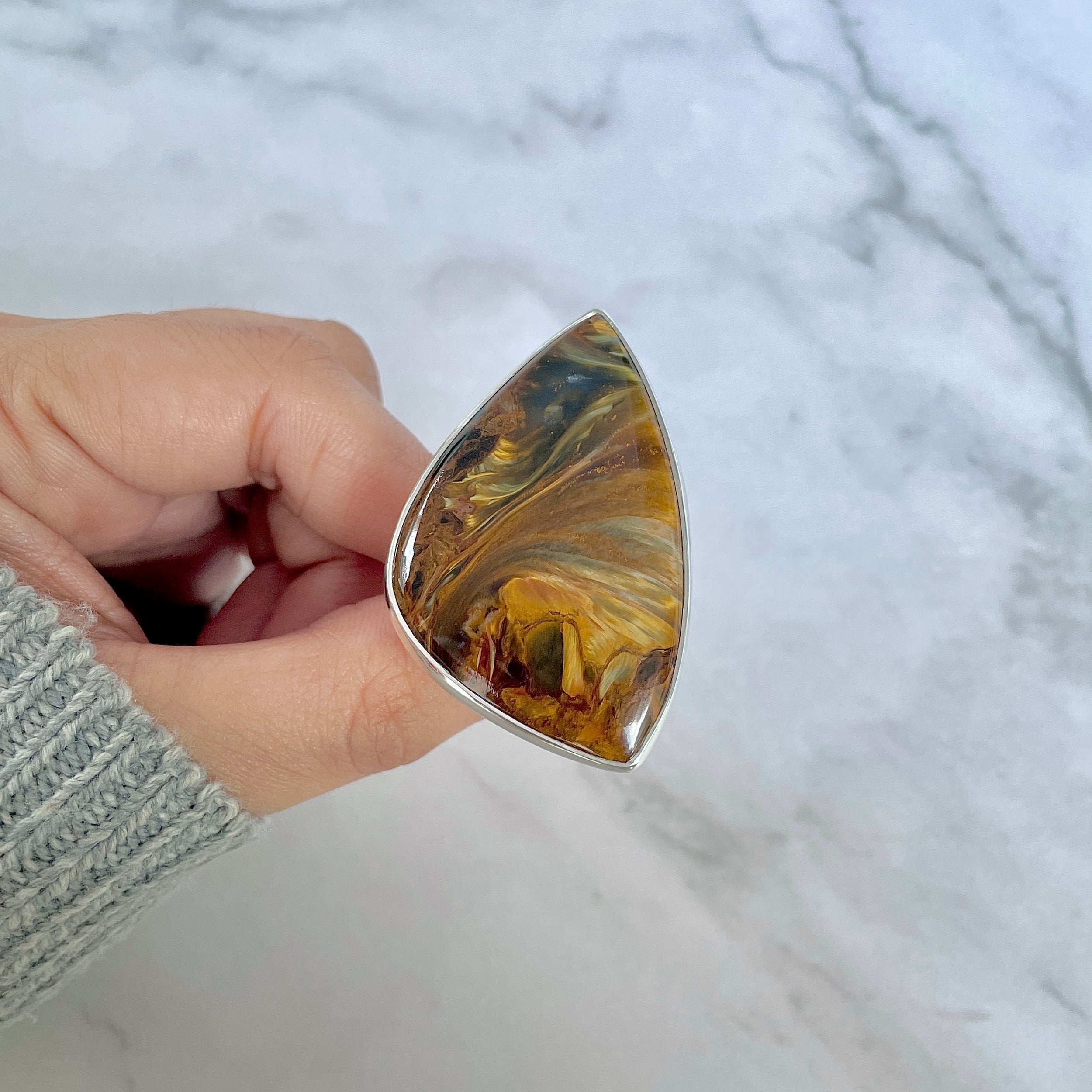 Pietersite Ring-(PIT-R-463.)