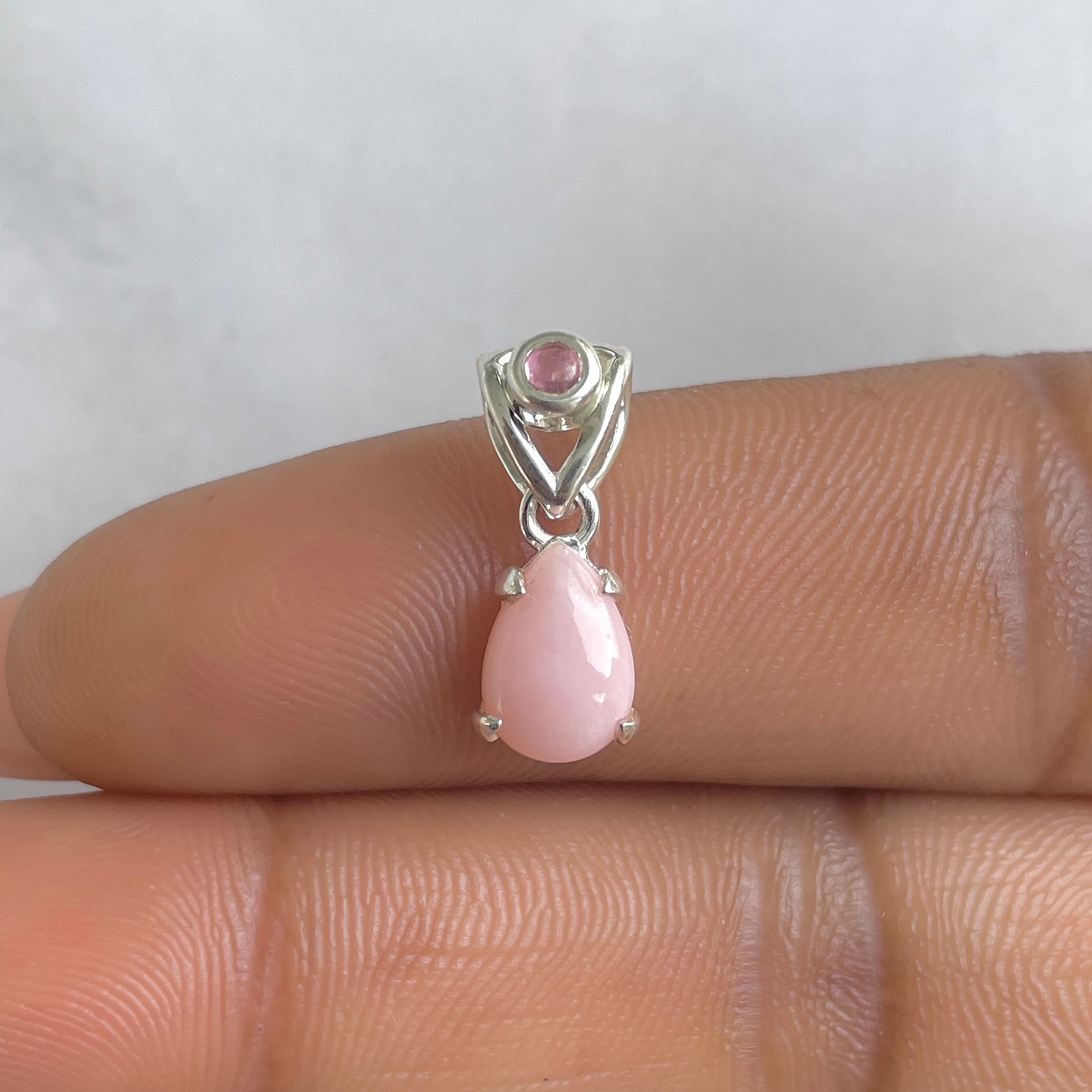 Pink Opal Pendant-(PKO-RDP-552.)