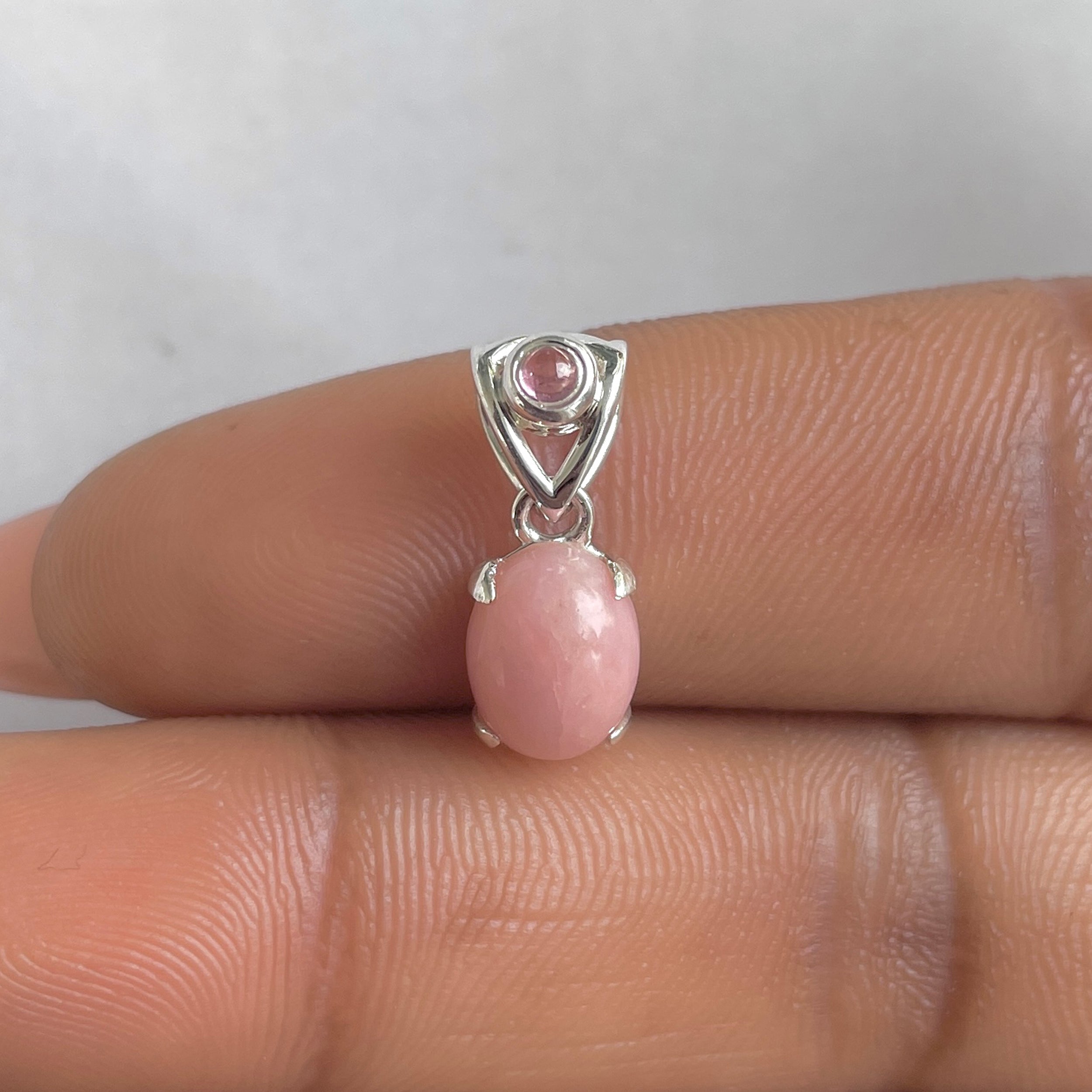 Pink Opal Pendant-(PKO-RDP-553.)