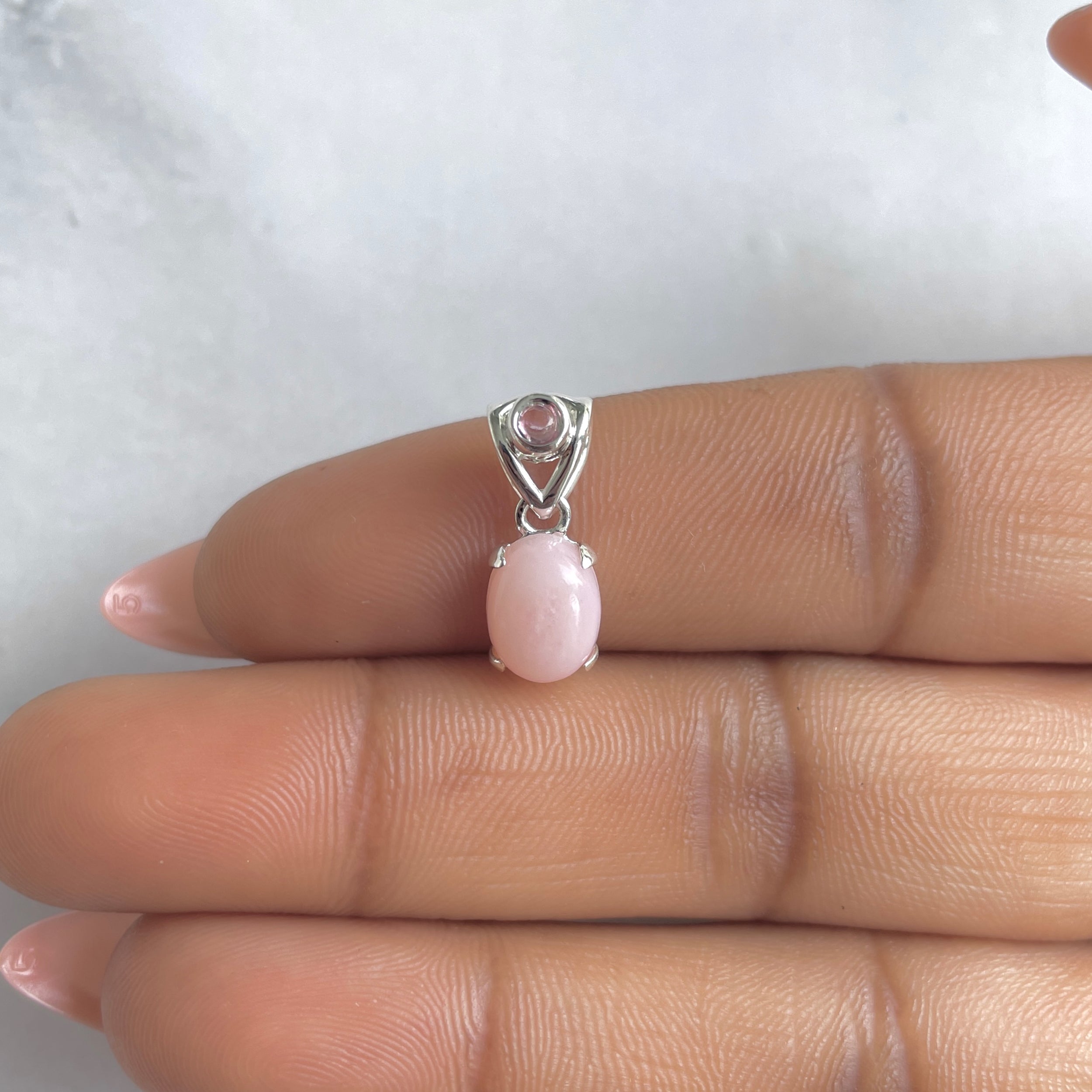 Pink Opal Pendant-(PKO-RDP-553A.)