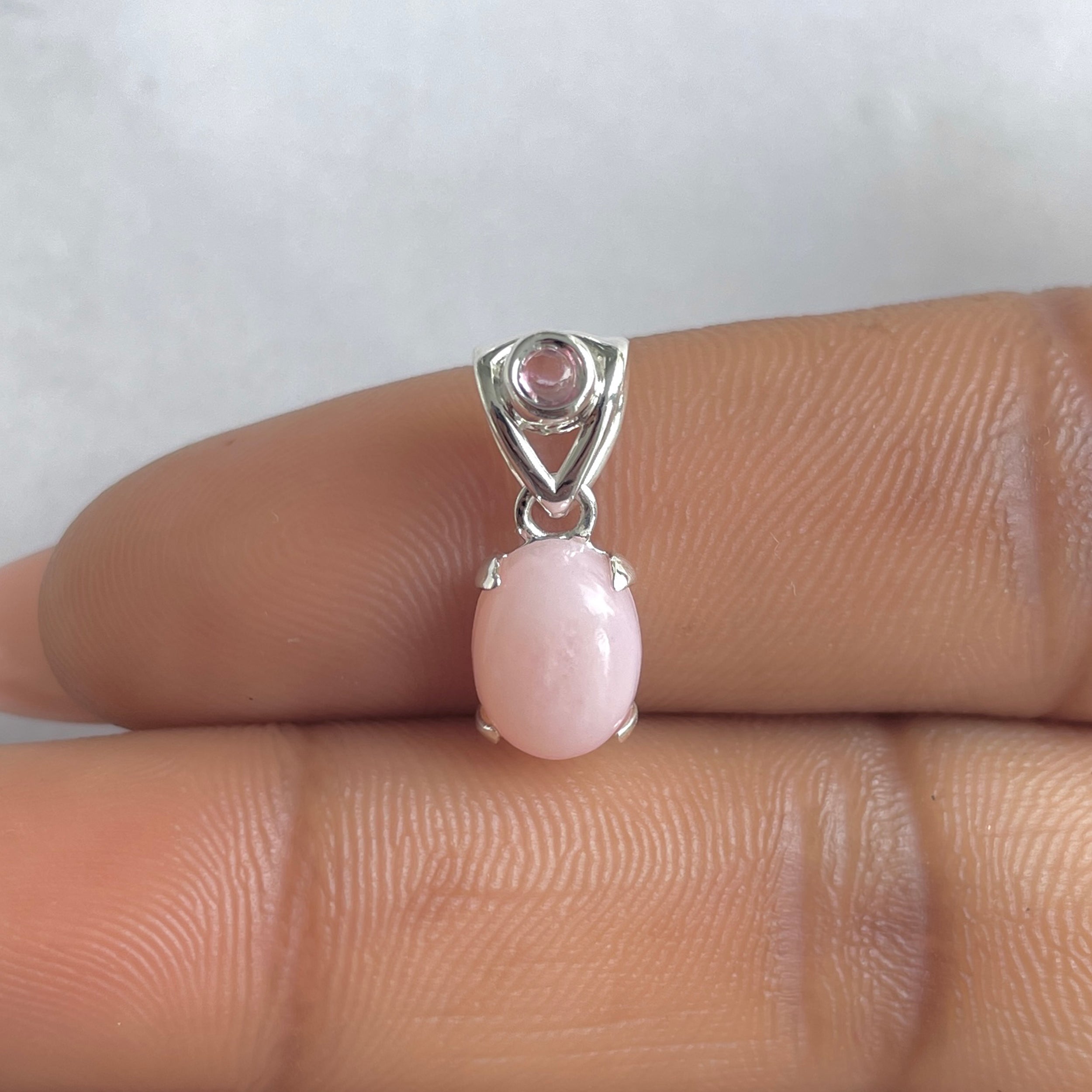 Pink Opal Pendant-(PKO-RDP-553A.)