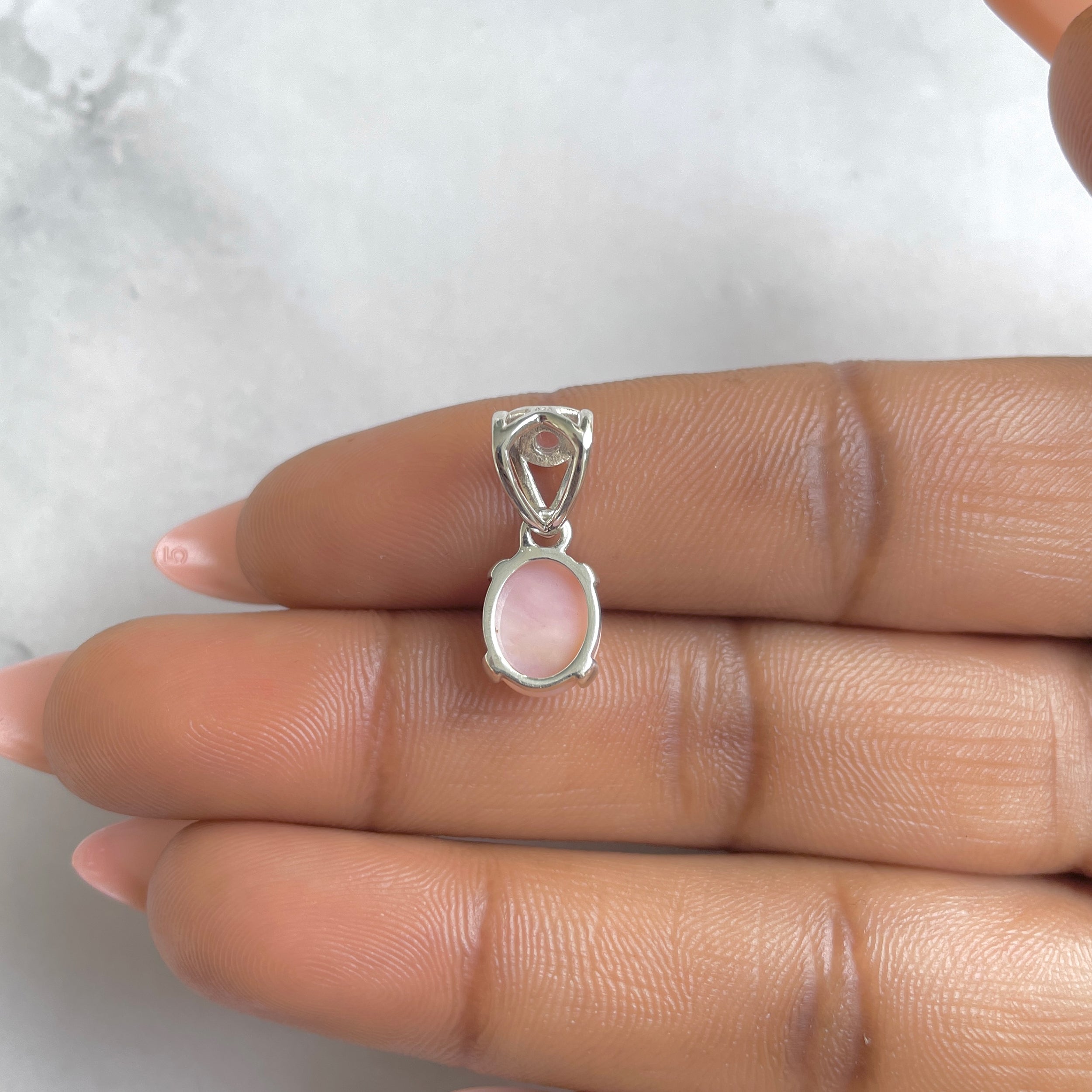 Pink Opal Pendant-(PKO-RDP-554.)