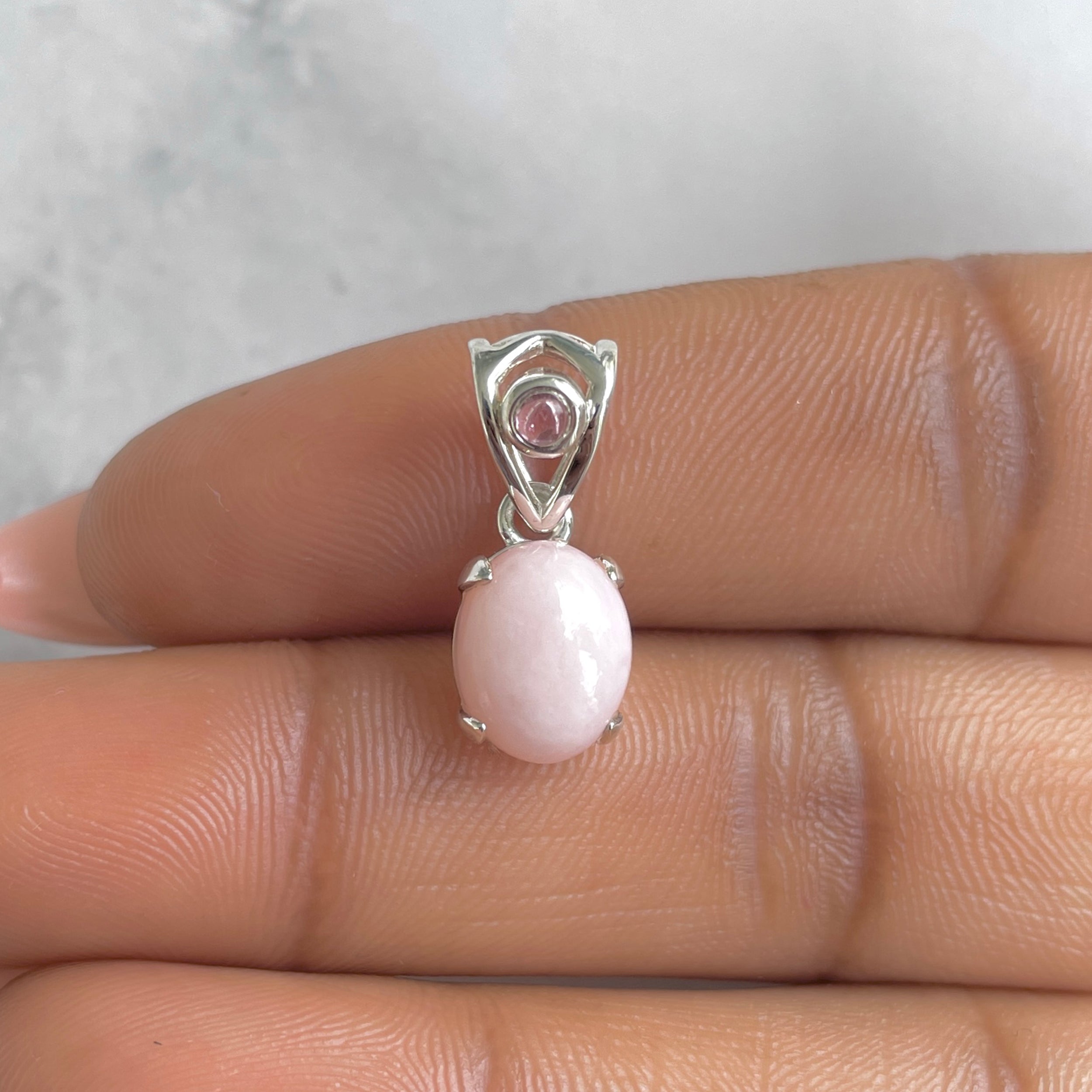 Pink Opal Pendant-(PKO-RDP-554A.)