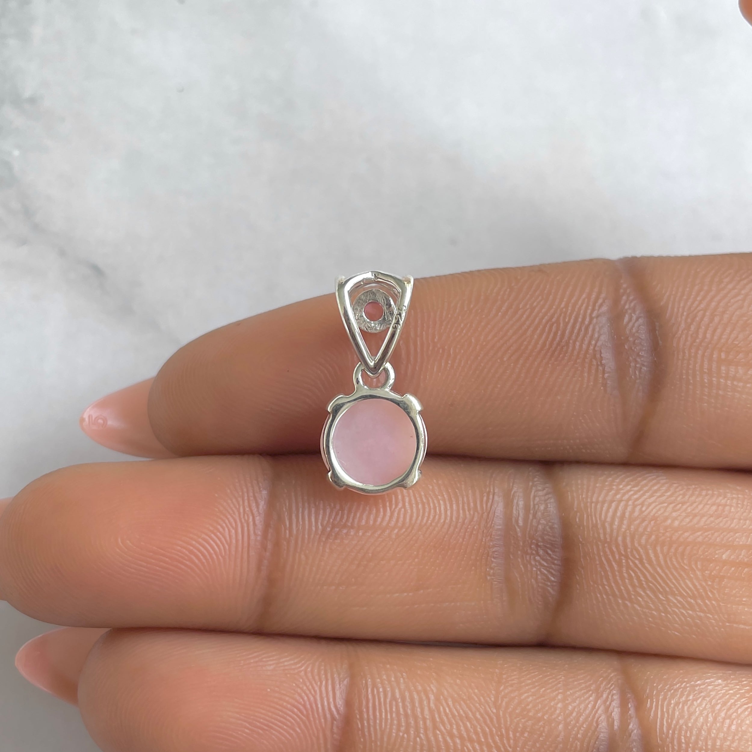 Pink Opal Pendant-(PKO-RDP-557.)