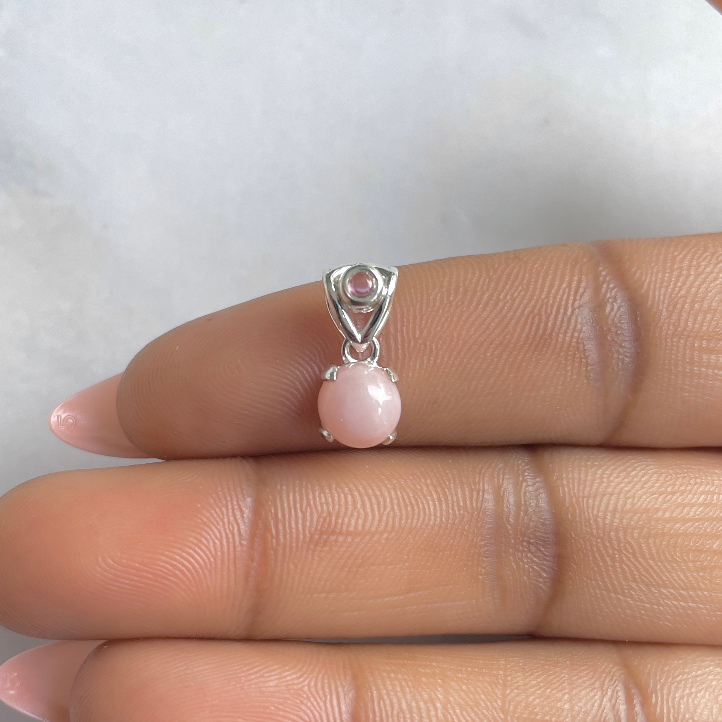 Pink Opal Pendant-(PKO-RDP-558A.)