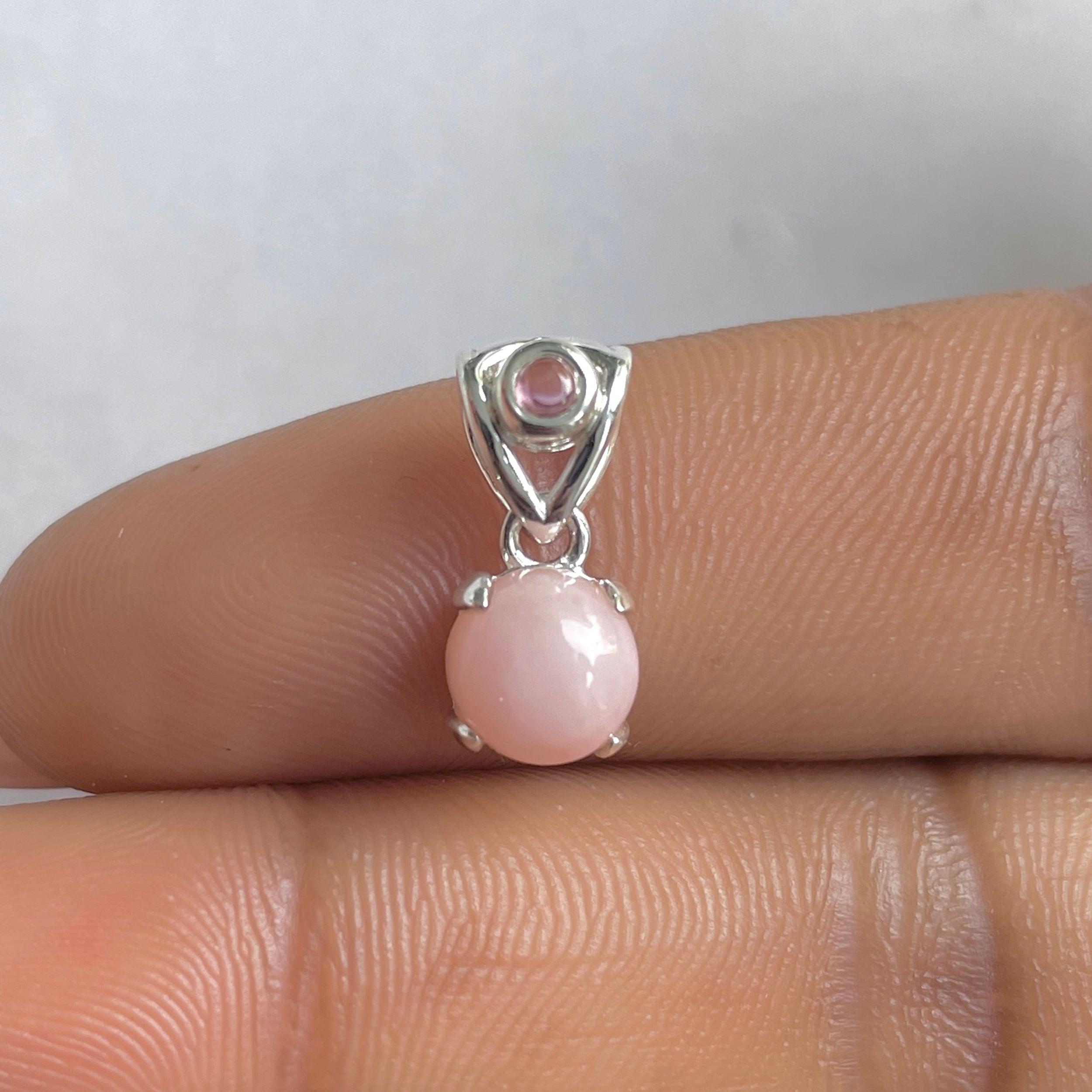 Pink Opal Pendant-(PKO-RDP-558A.)