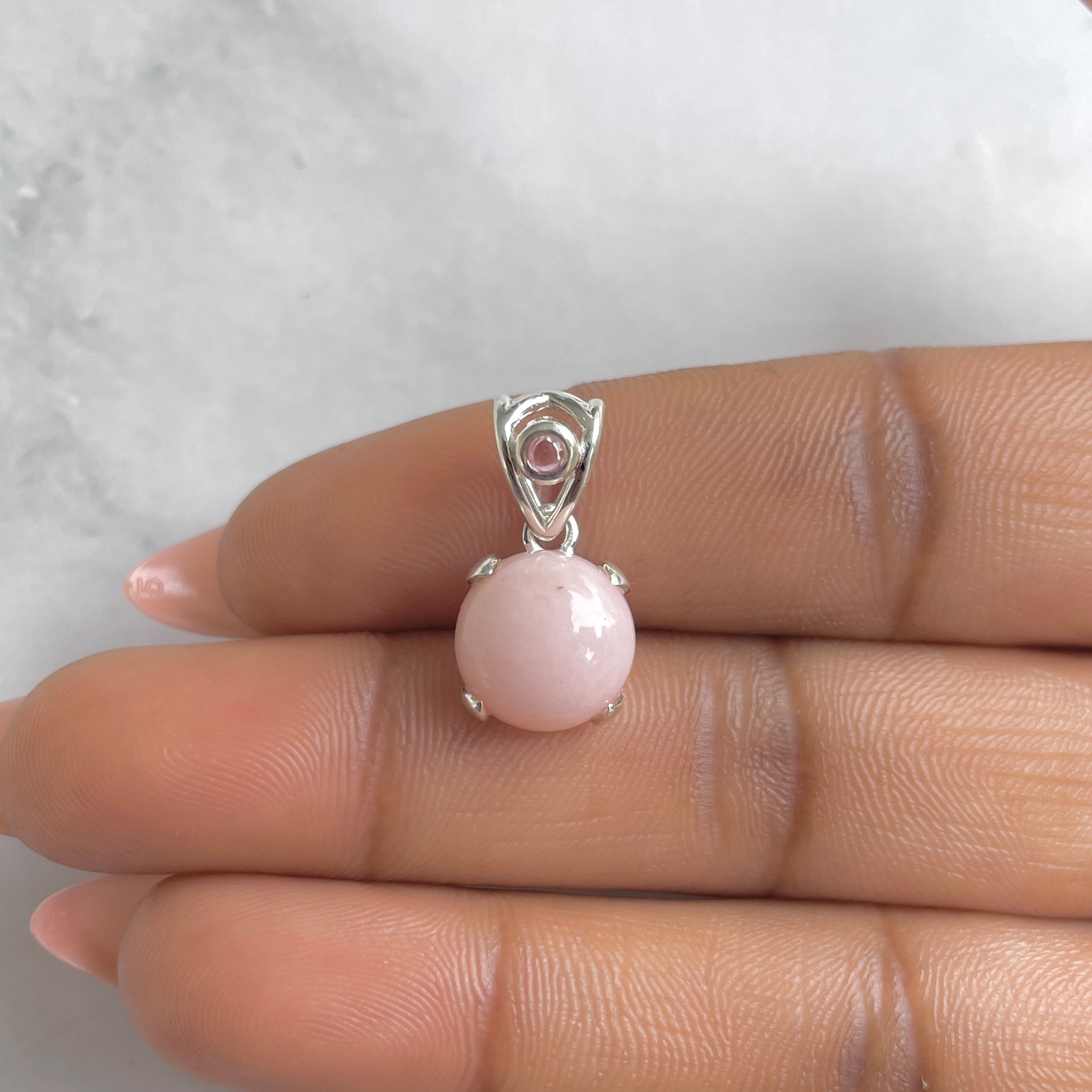 Pink Opal Pendant-(PKO-RDP-560.)