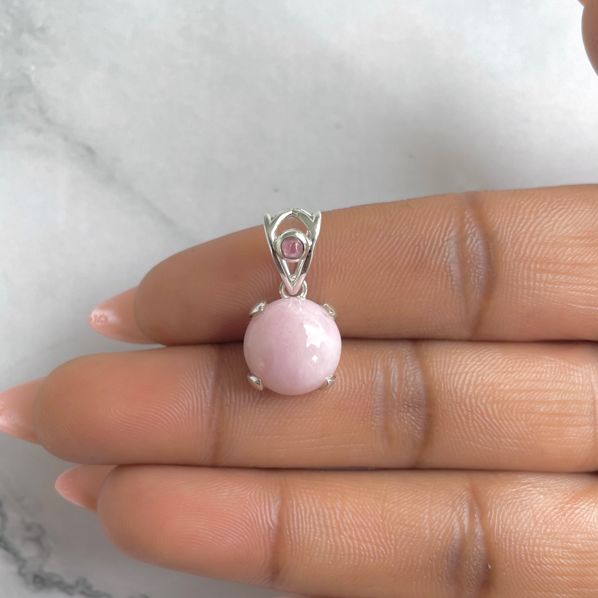 Pink Opal Pendant-(PKO-RDP-561.)