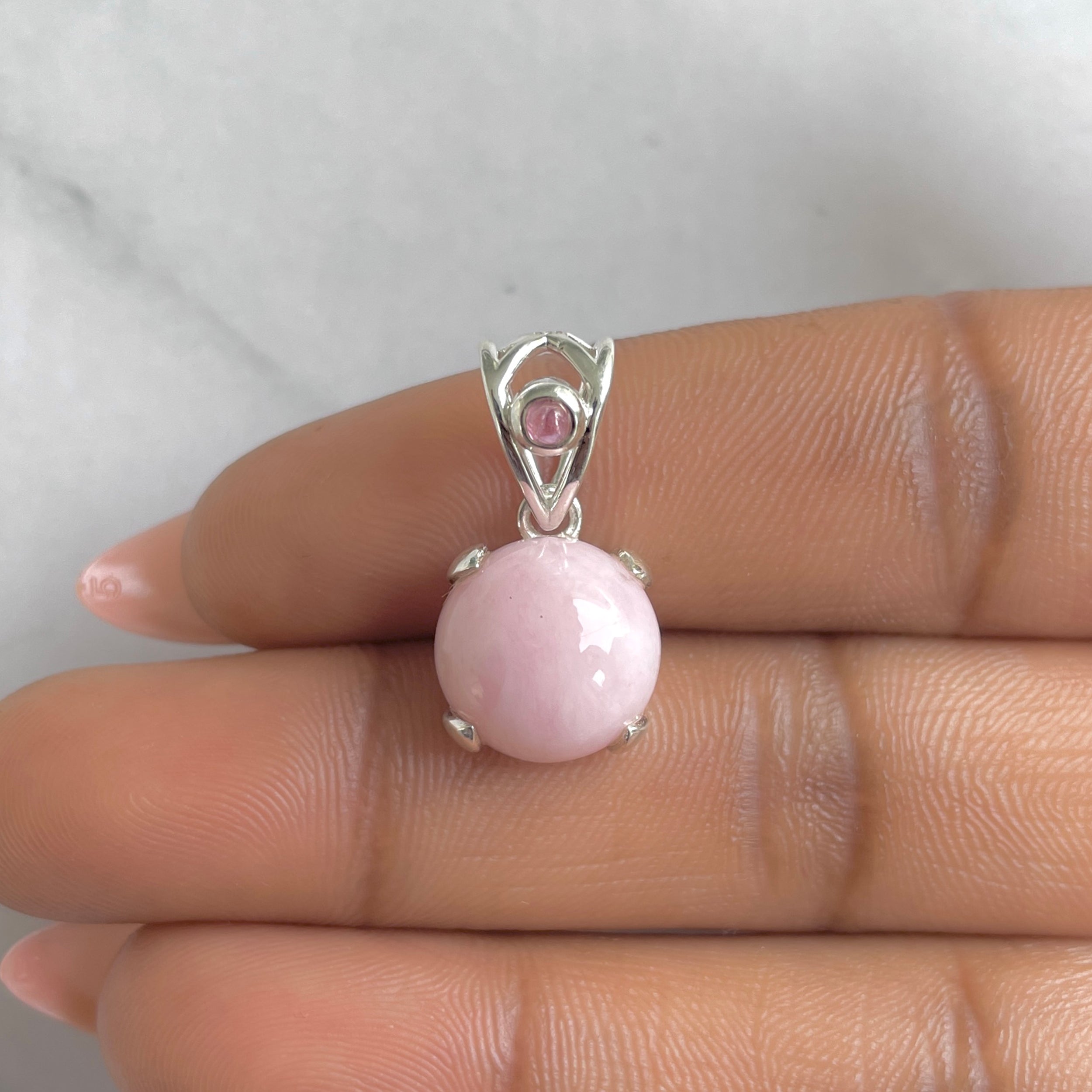Pink Opal Pendant-(PKO-RDP-561.)