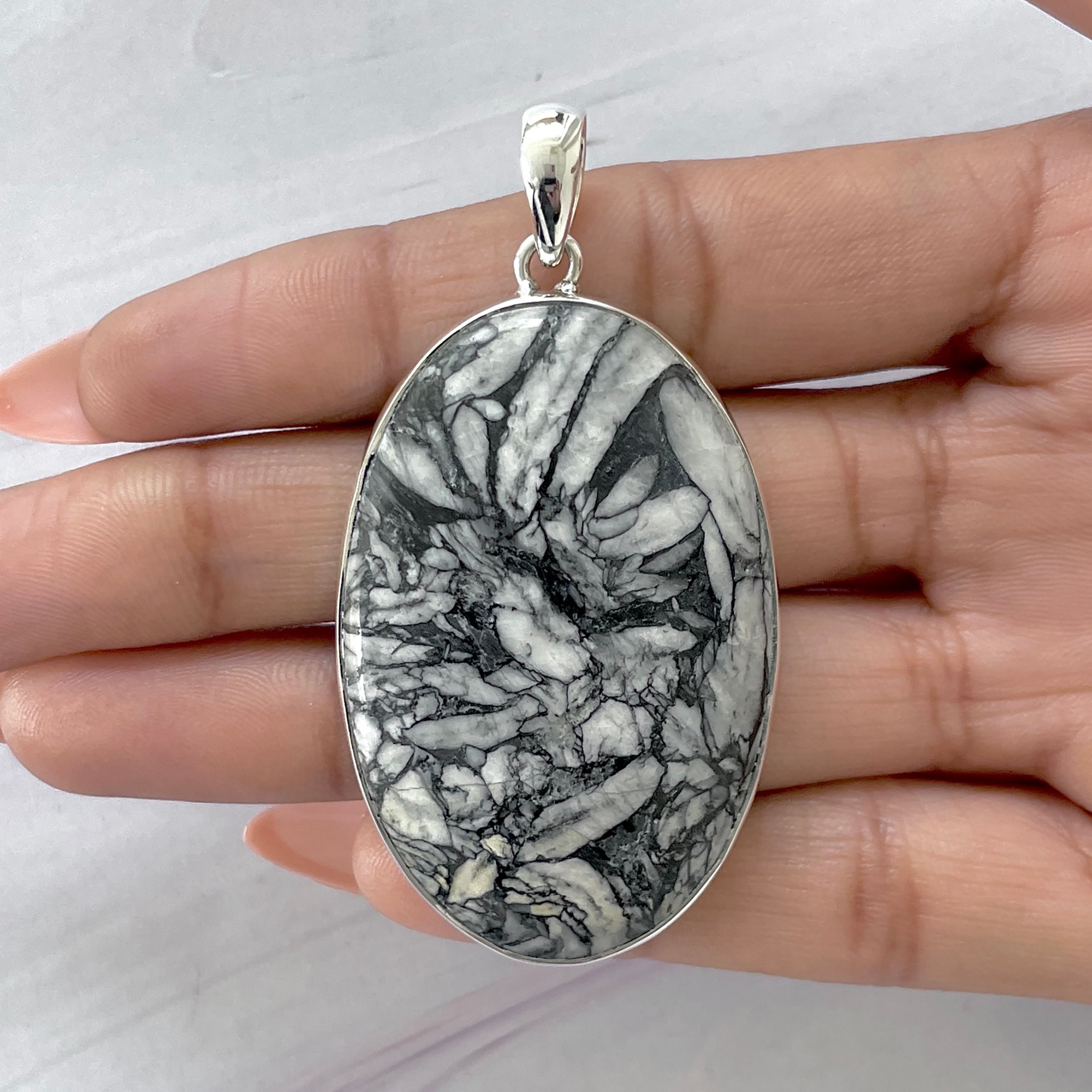 Pinolith Jasper Pendant-(PLJ-P-1.)