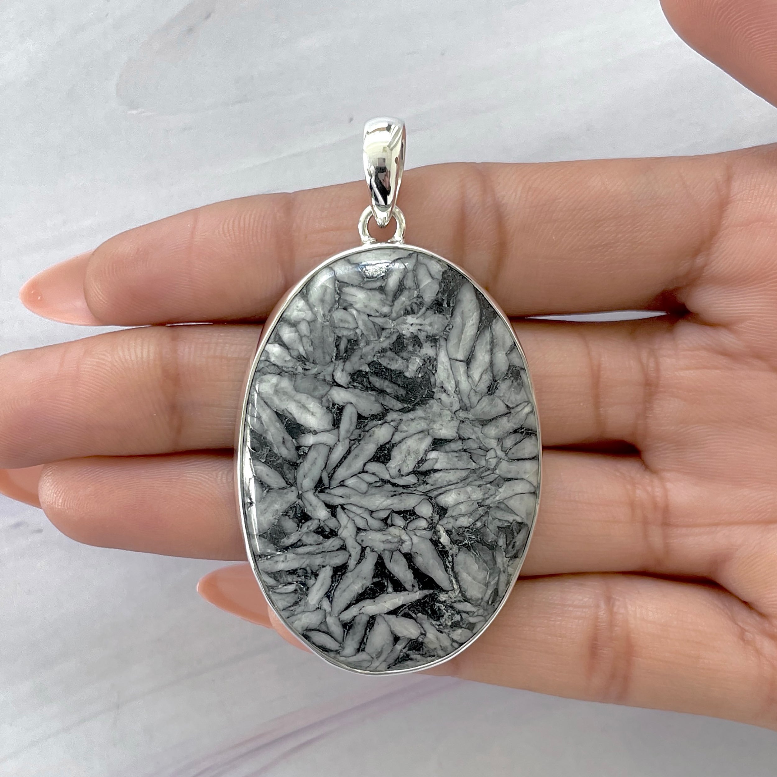 Pinolith Jasper Pendant-(PLJ-P-4.)