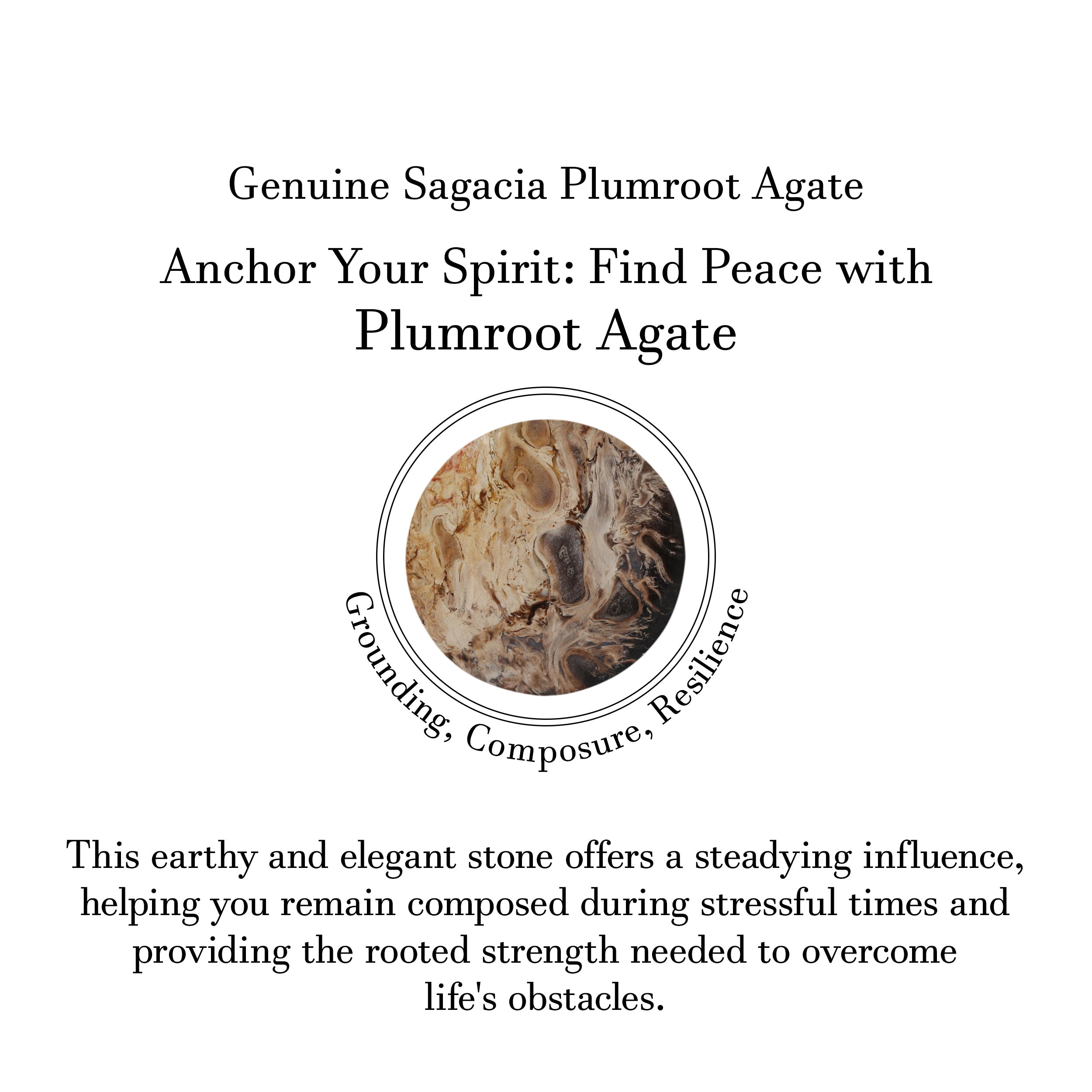 Plumroot Agate Pendant-(PTJ-P-12.)