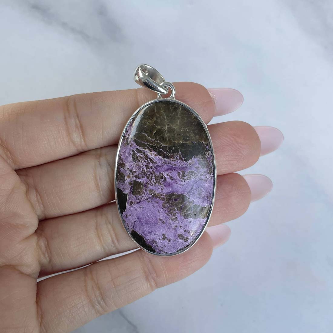Purpurite Pendant-(PPT-P-17.)