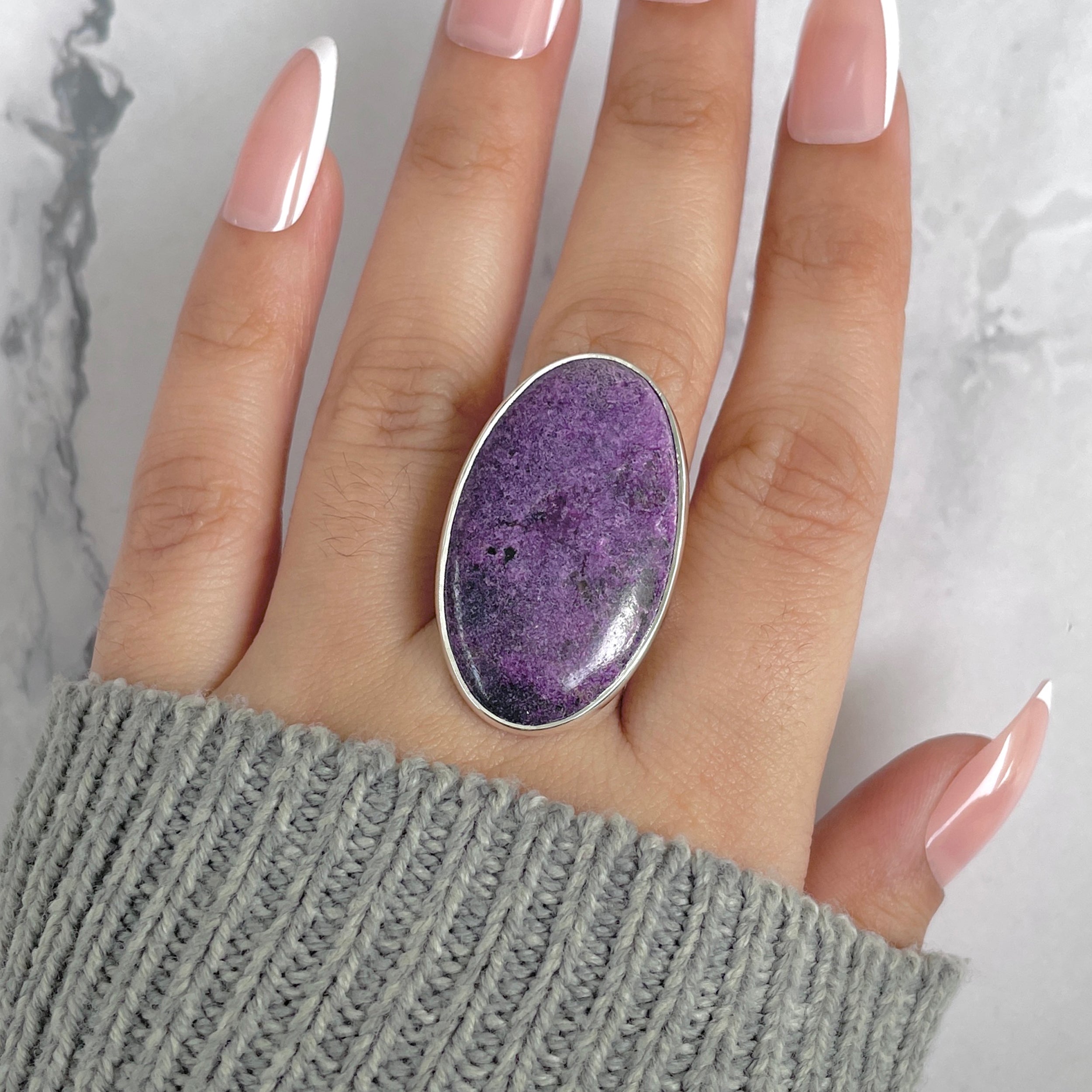 Purpurite Adjustable Ring-(PPT-R-31.)