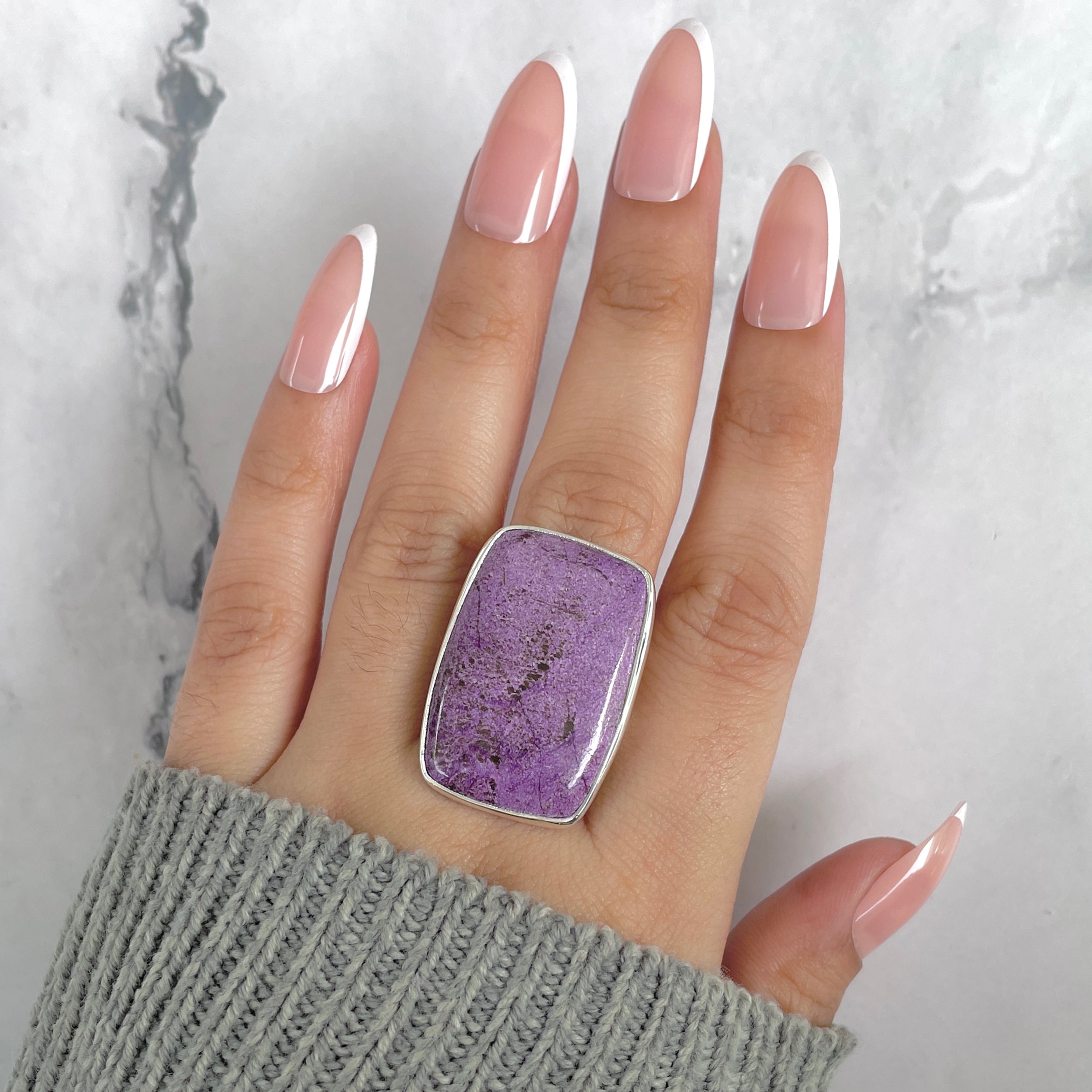Purpurite Adjustable Ring-(PPT-R-32.)
