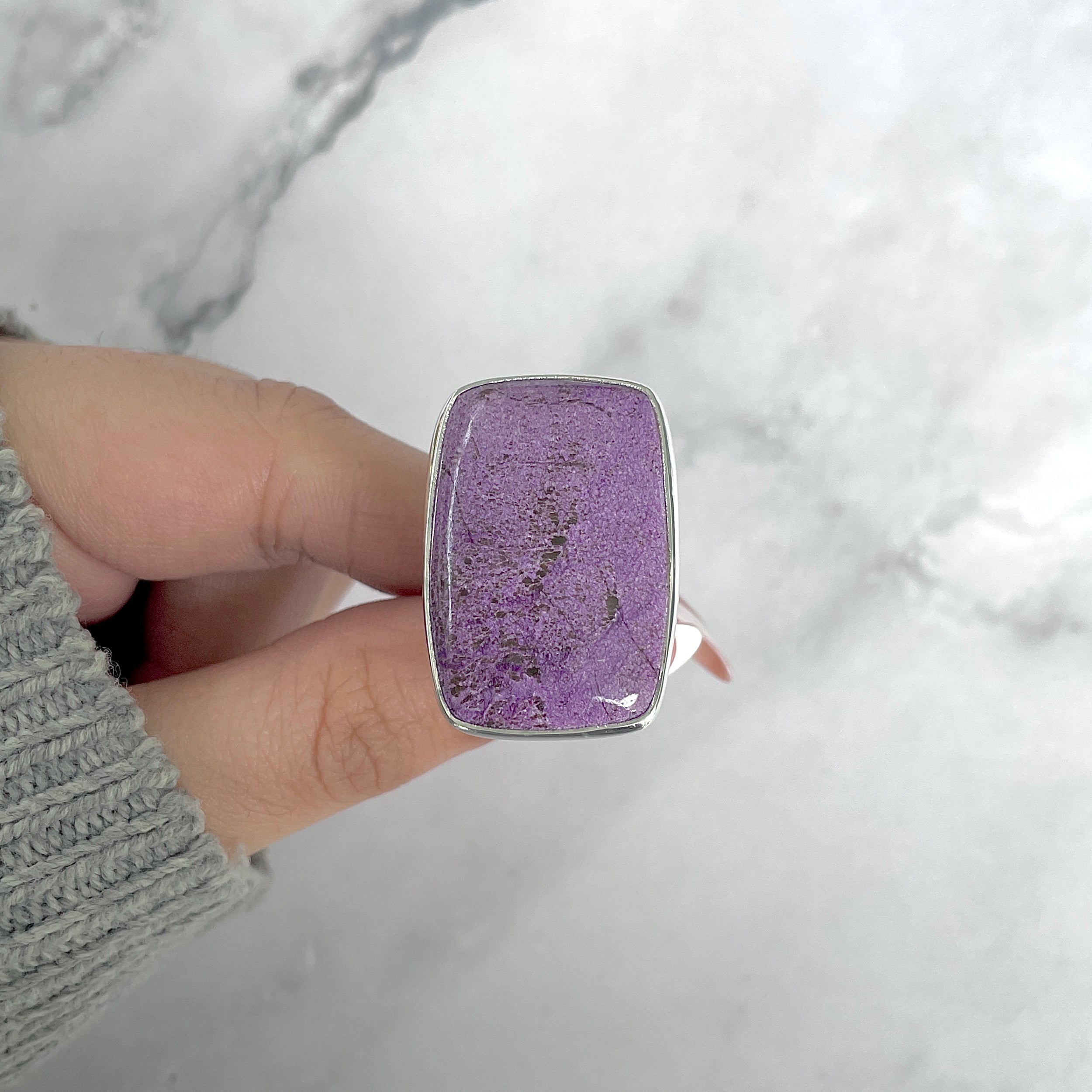 Purpurite Adjustable Ring-(PPT-R-32.)