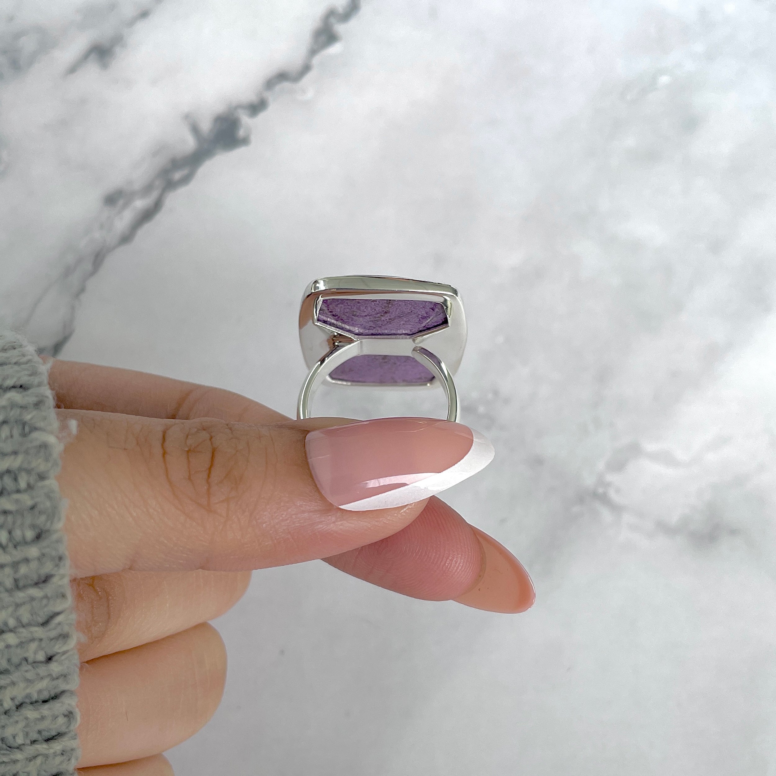 Purpurite Adjustable Ring-(PPT-R-32.)