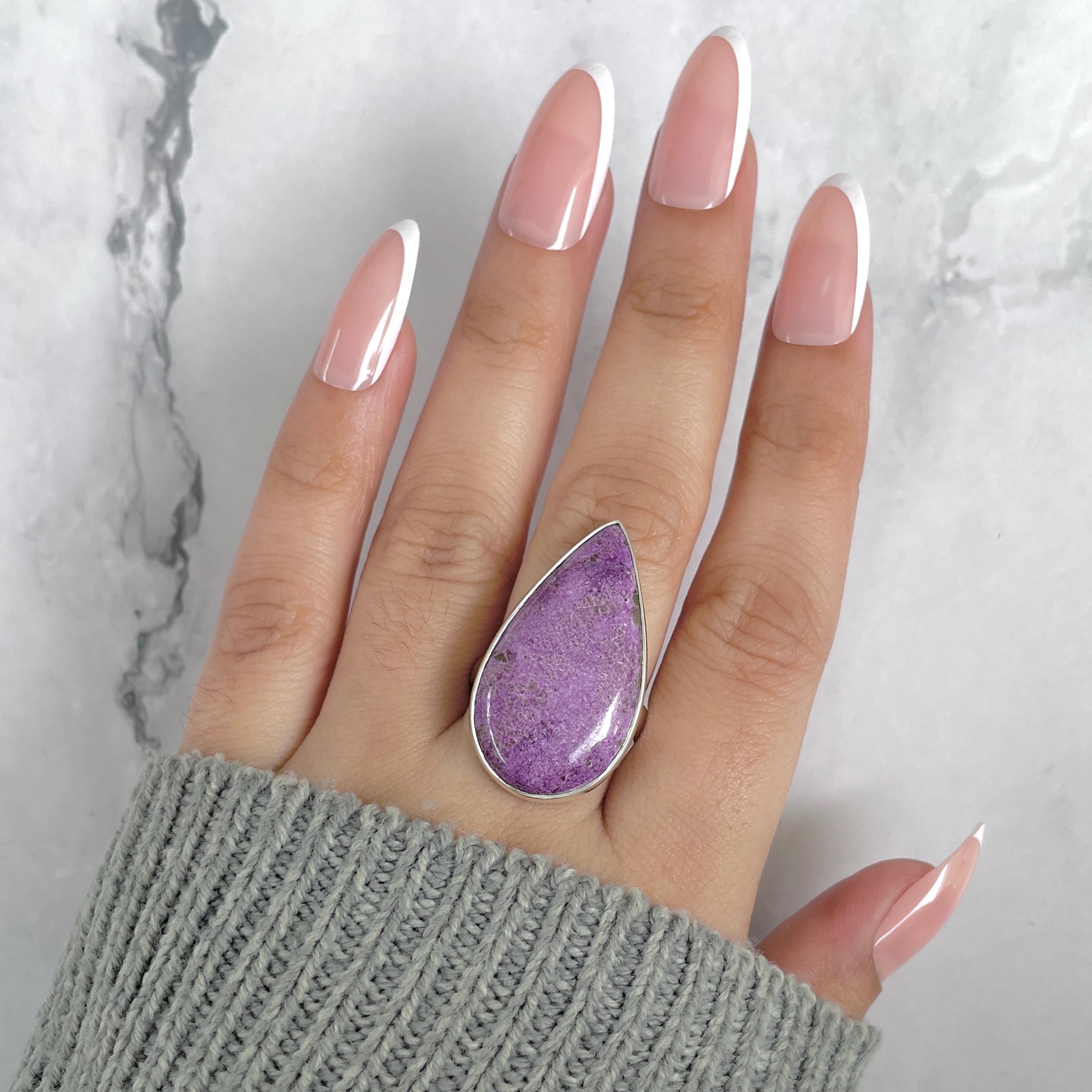 Purpurite Adjustable Ring-(PPT-R-33.)