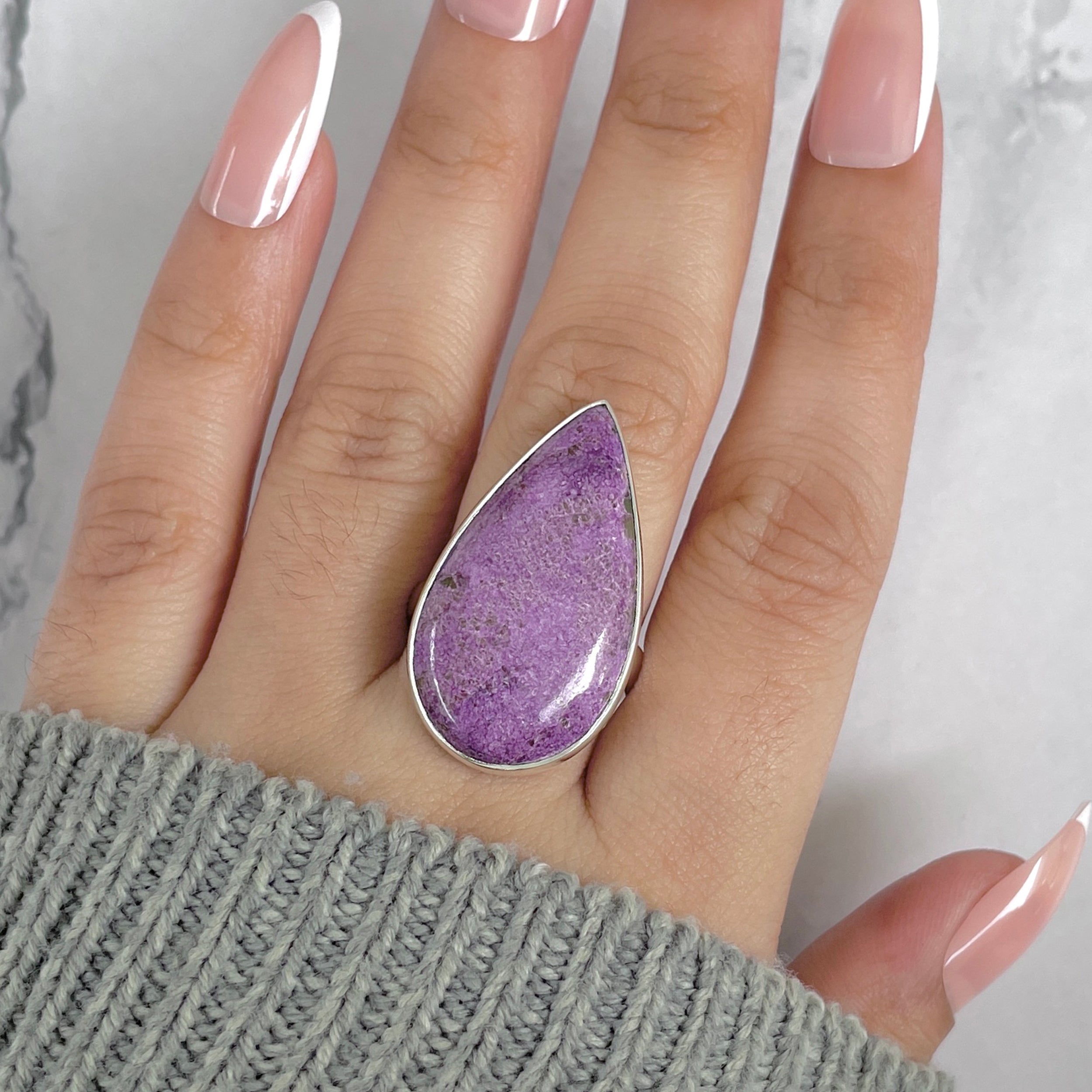 Purpurite Adjustable Ring-(PPT-R-33.)