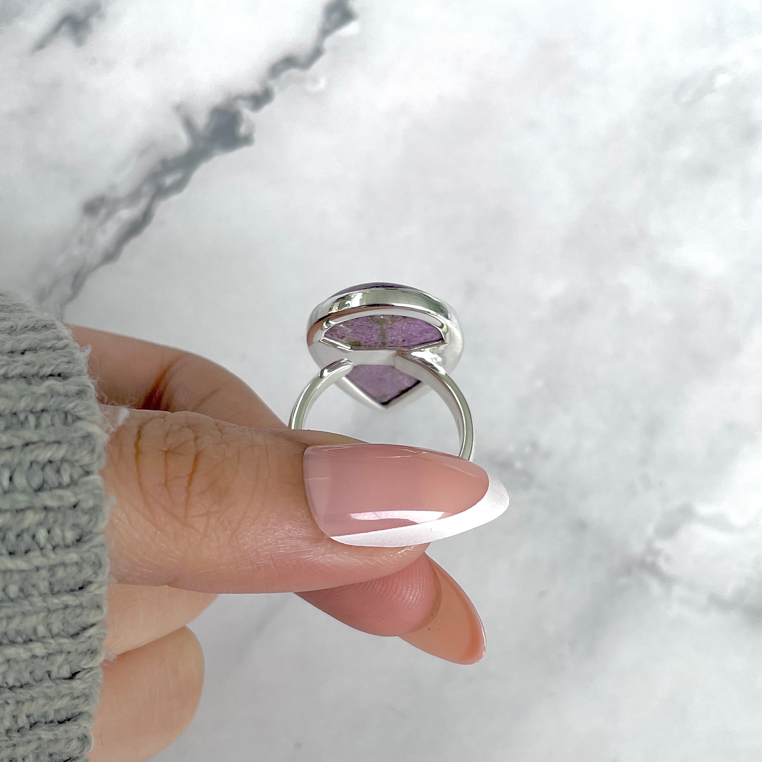 Purpurite Adjustable Ring-(PPT-R-33.)