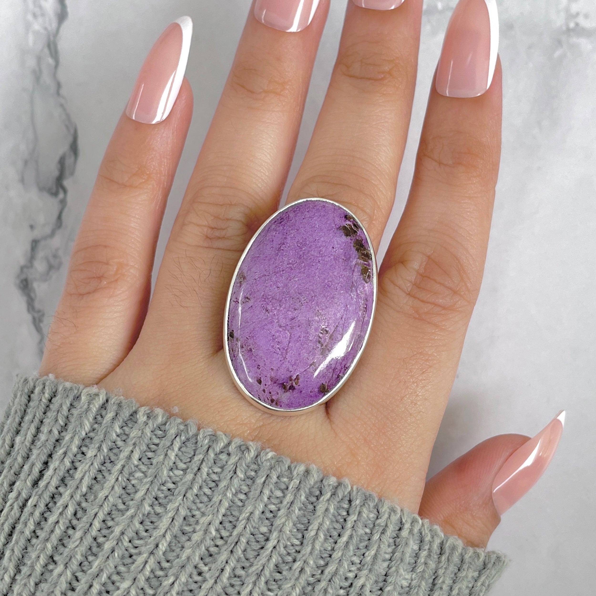 Purpurite Adjustable Ring-(PPT-R-34.)