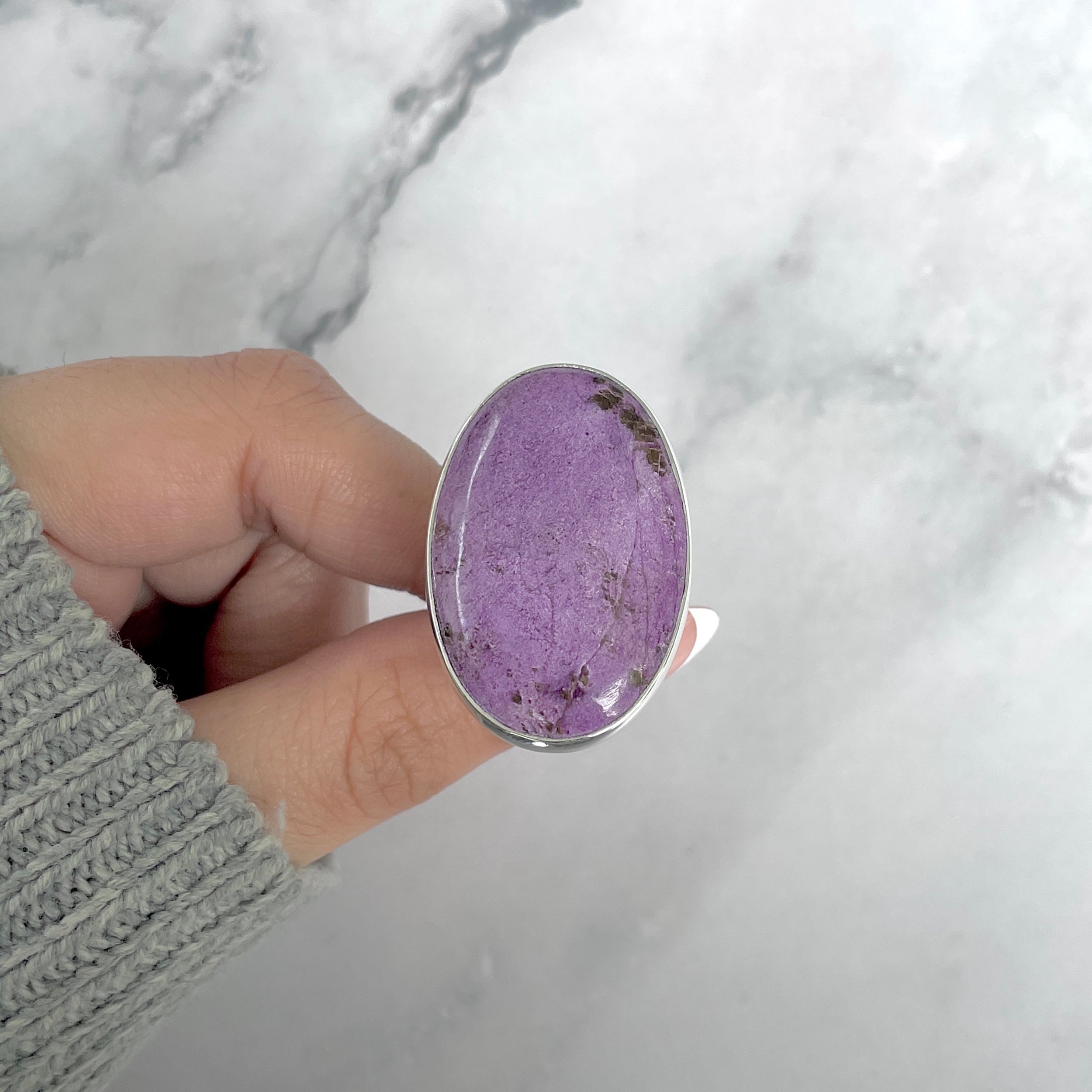 Purpurite Adjustable Ring-(PPT-R-34.)