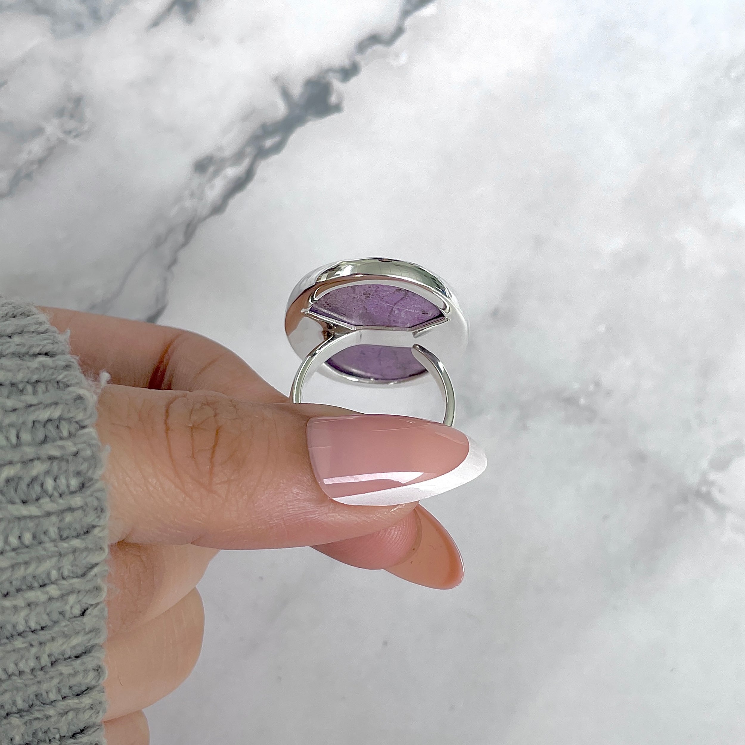 Purpurite Adjustable Ring-(PPT-R-34.)