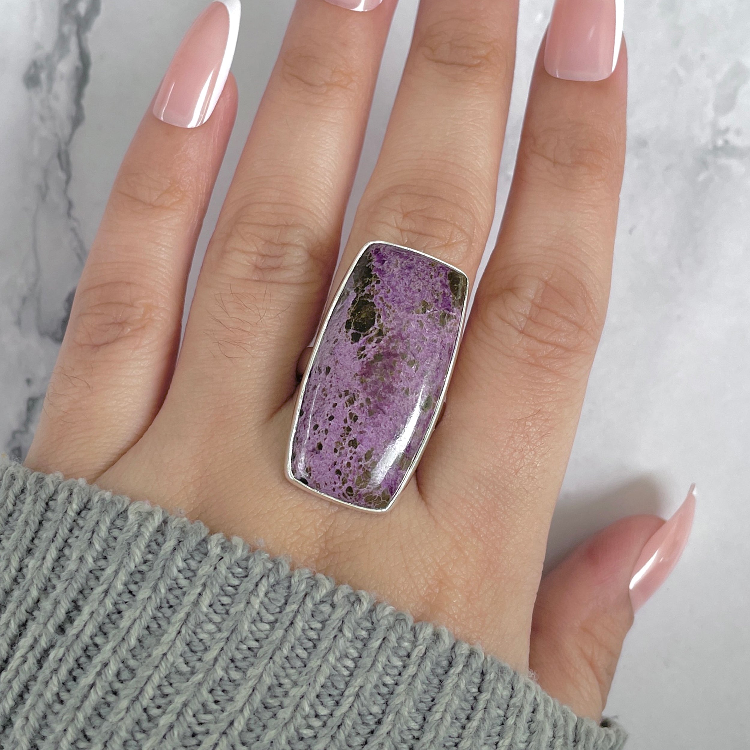 Purpurite Adjustable Ring-(PPT-R-35.)