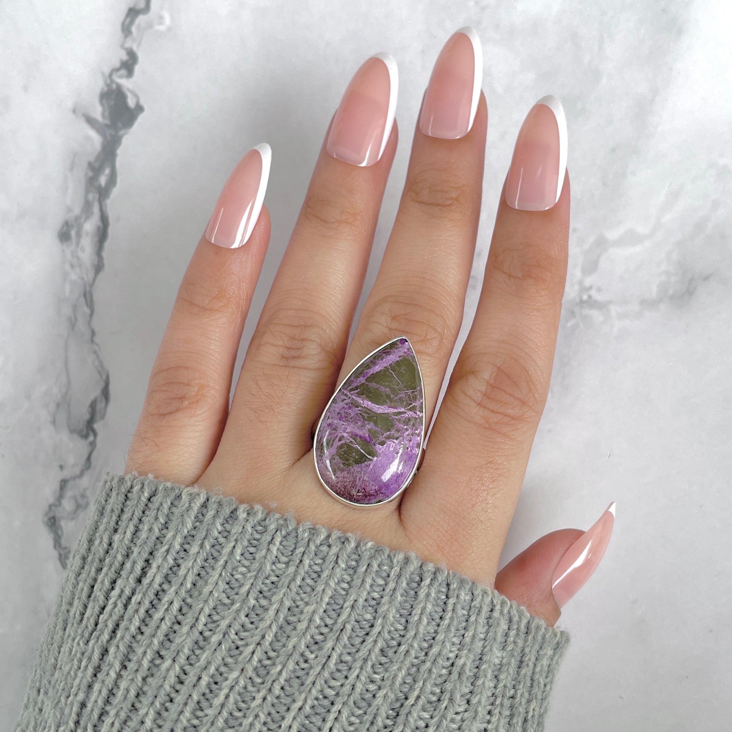 Purpurite Adjustable Ring-(PPT-R-36.)