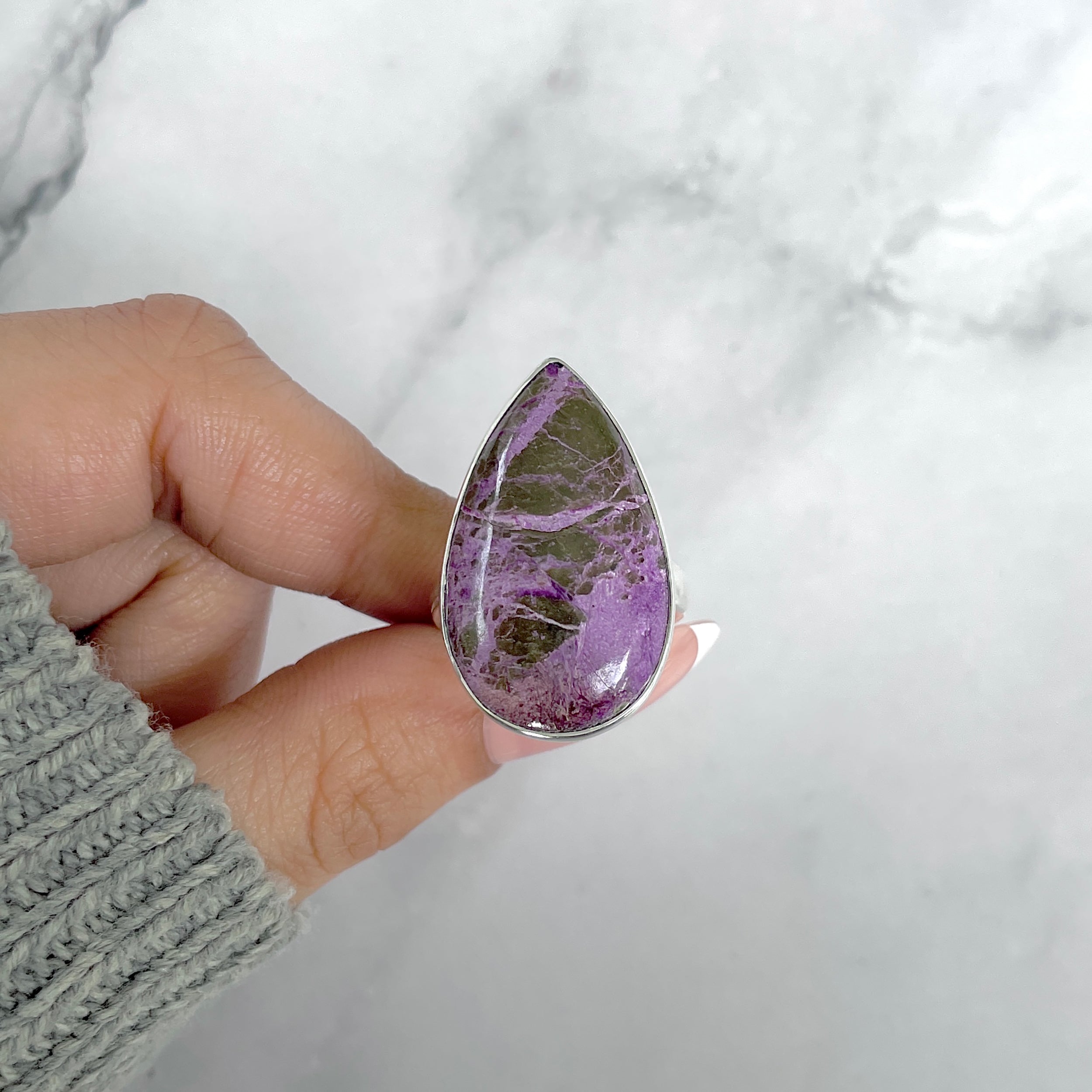 Purpurite Adjustable Ring-(PPT-R-36.)