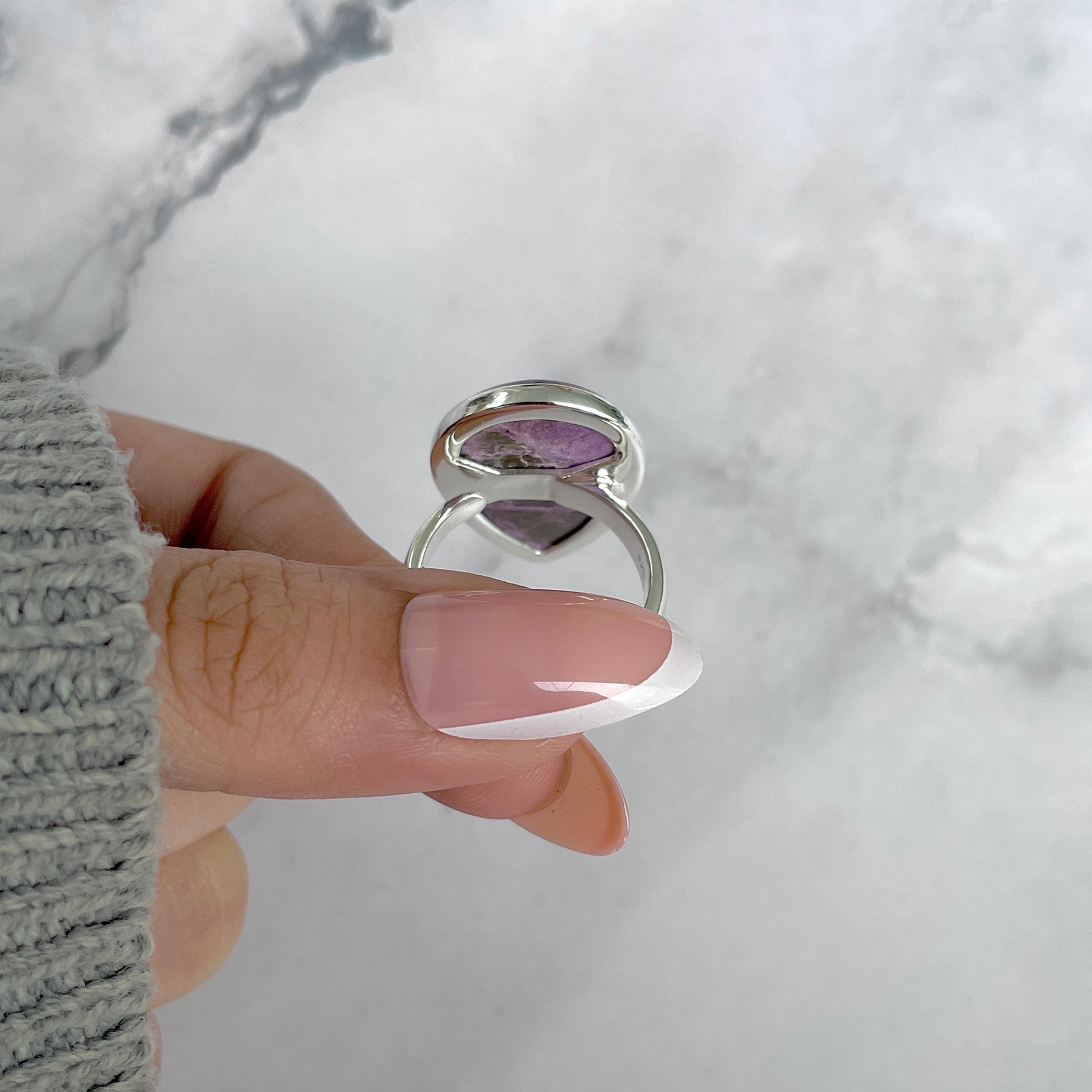Purpurite Adjustable Ring-(PPT-R-36.)