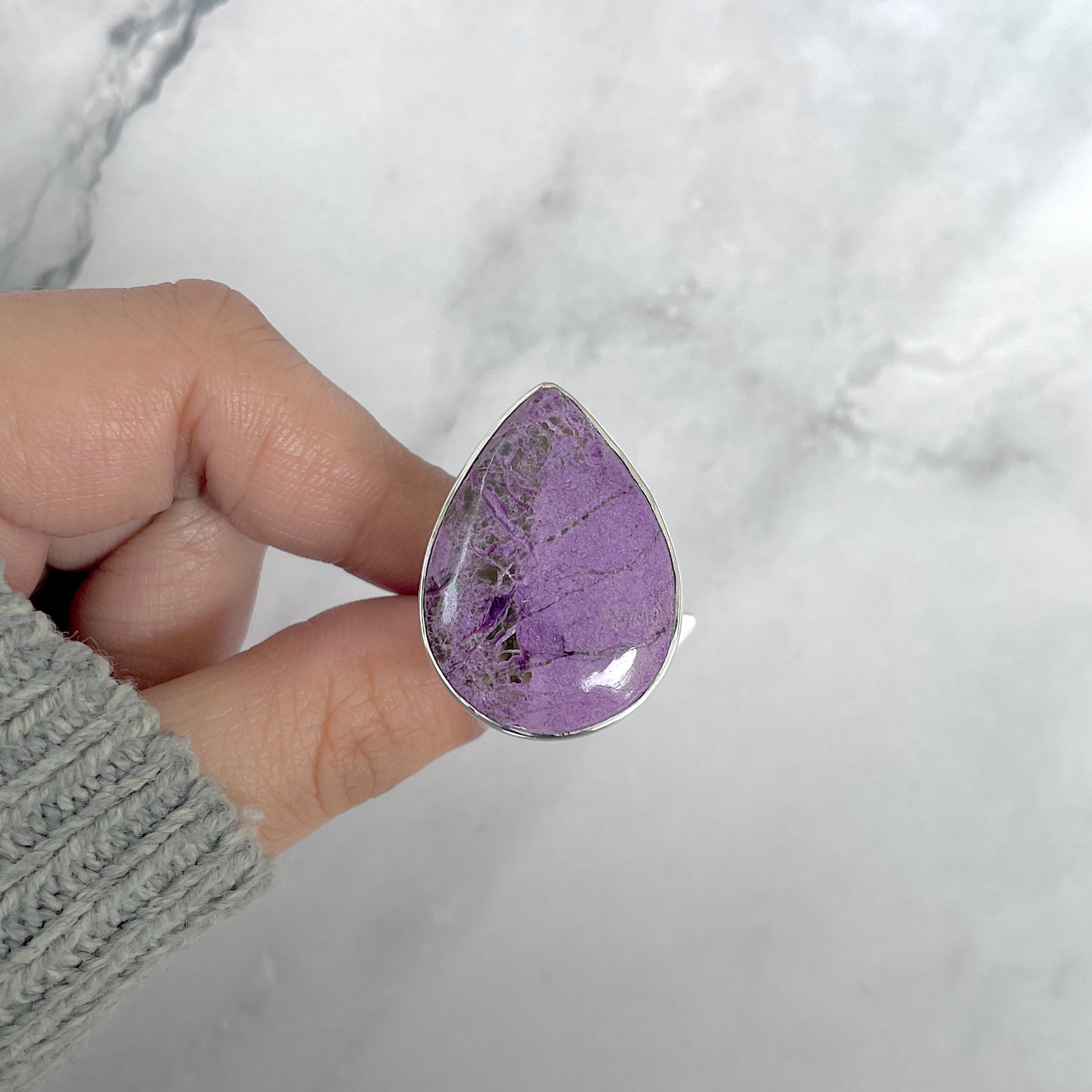 Purpurite Adjustable Ring-(PPT-R-37.)