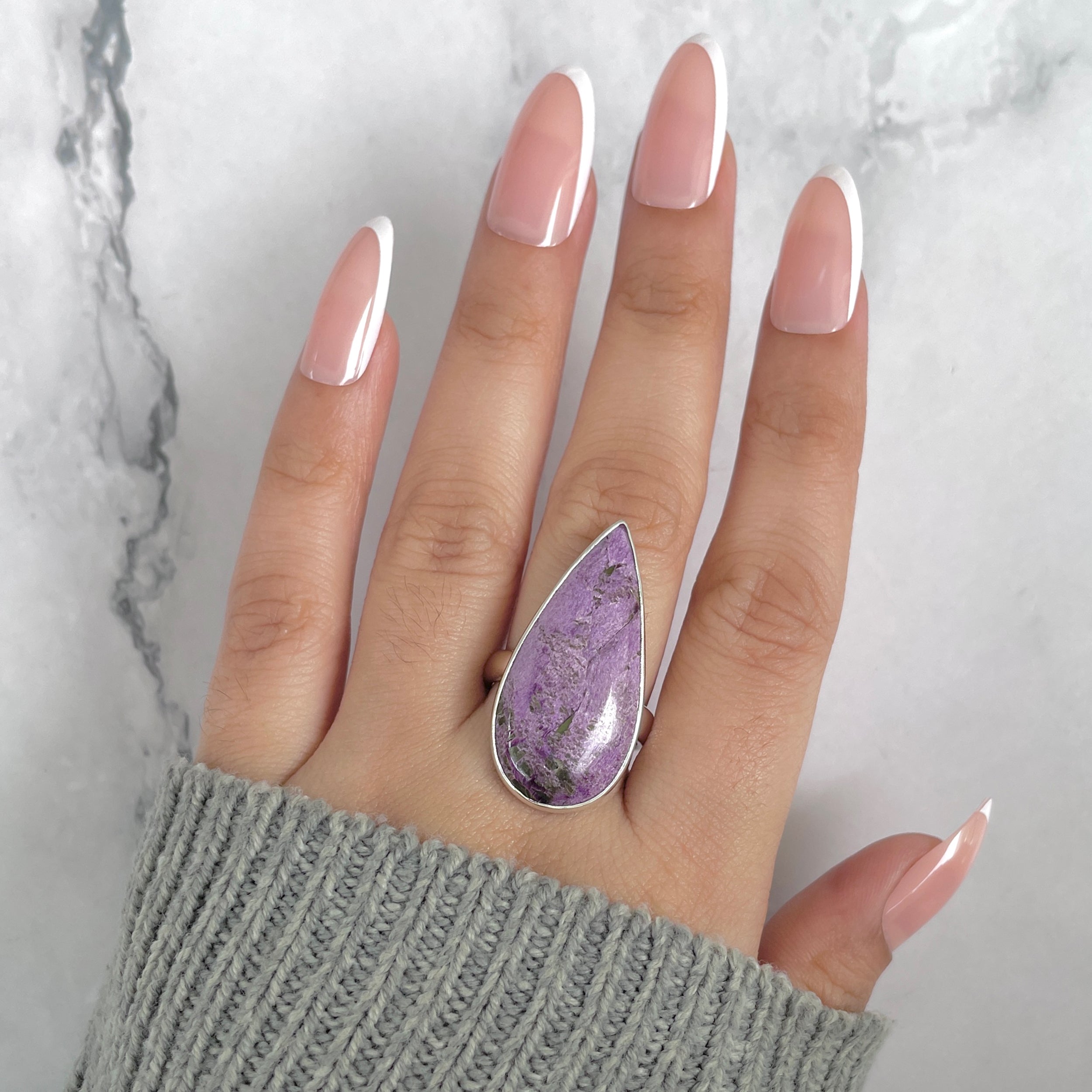 Purpurite Adjustable Ring-(PPT-R-38.)