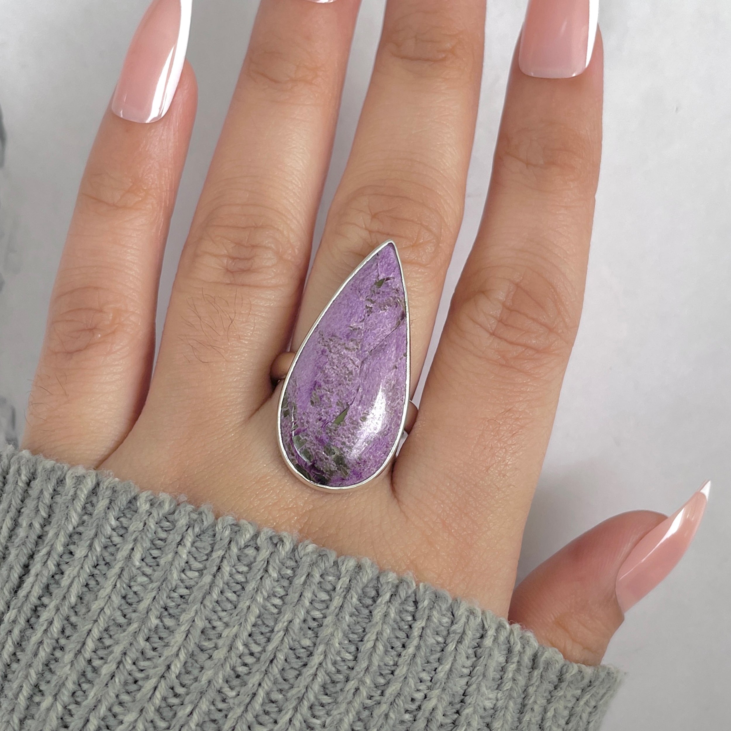 Purpurite Adjustable Ring-(PPT-R-38.)