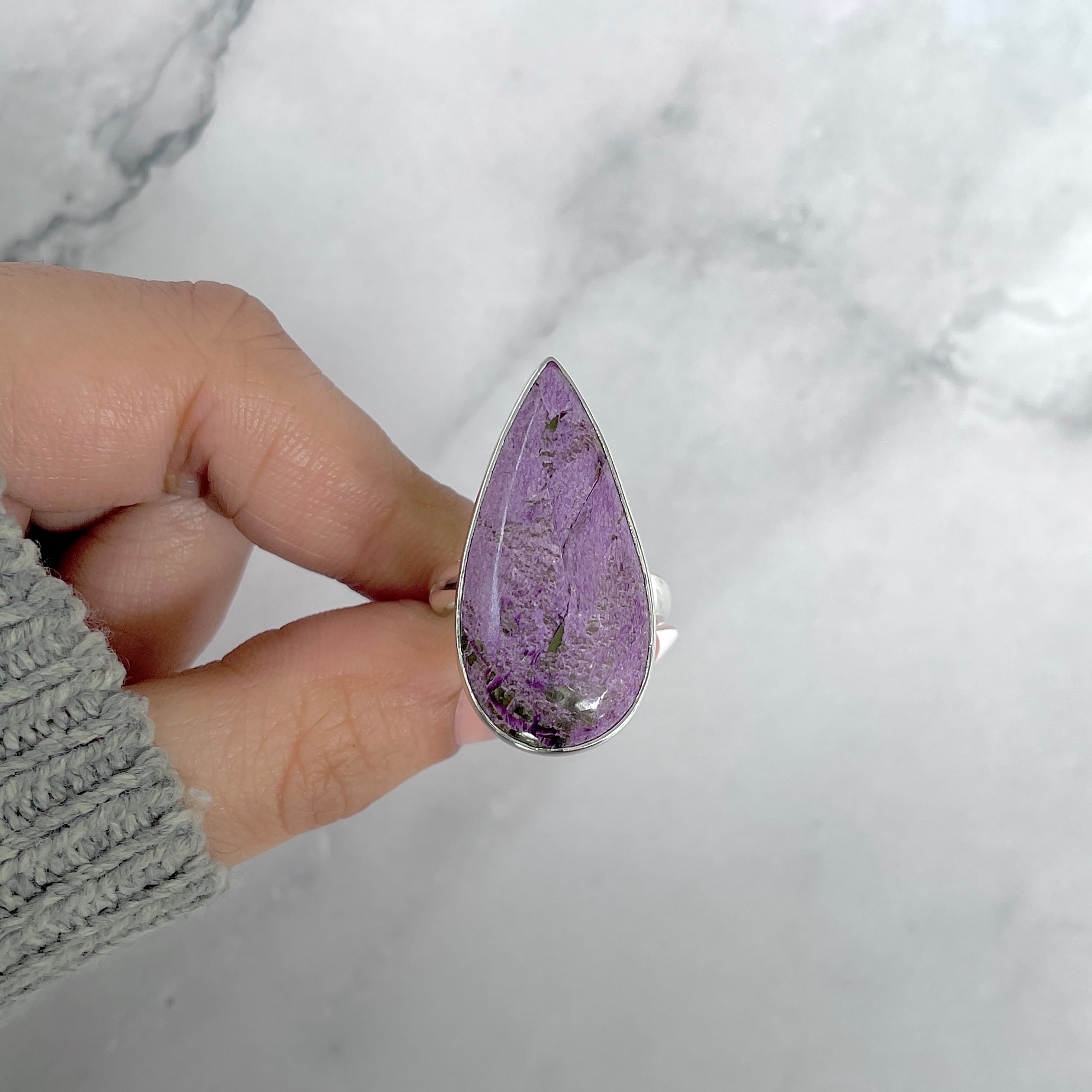 Purpurite Adjustable Ring-(PPT-R-38.)