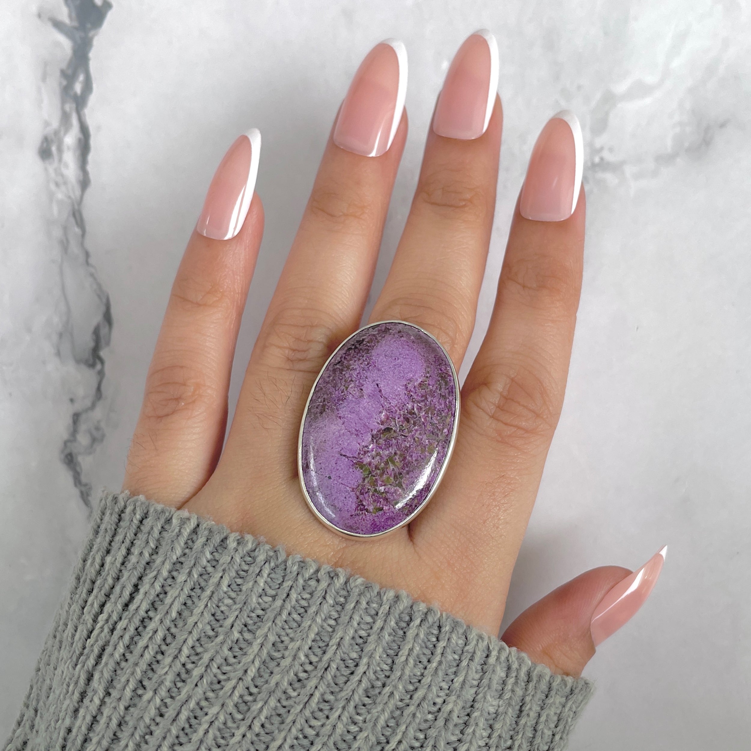 Purpurite Adjustable Ring-(PPT-R-39.)